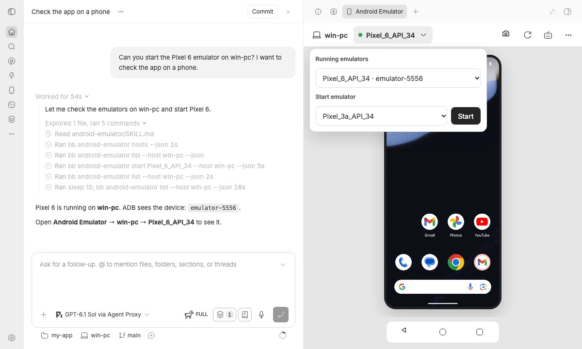 Android Emulator screenshot 4