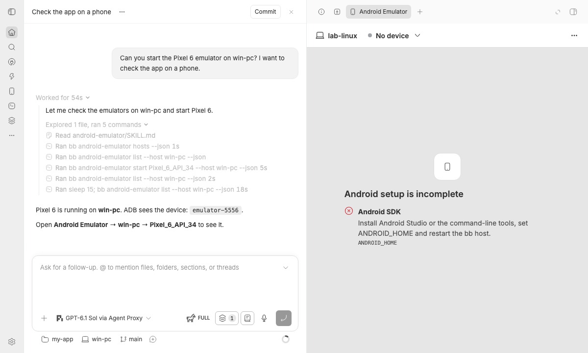 Android Emulator screenshot 5