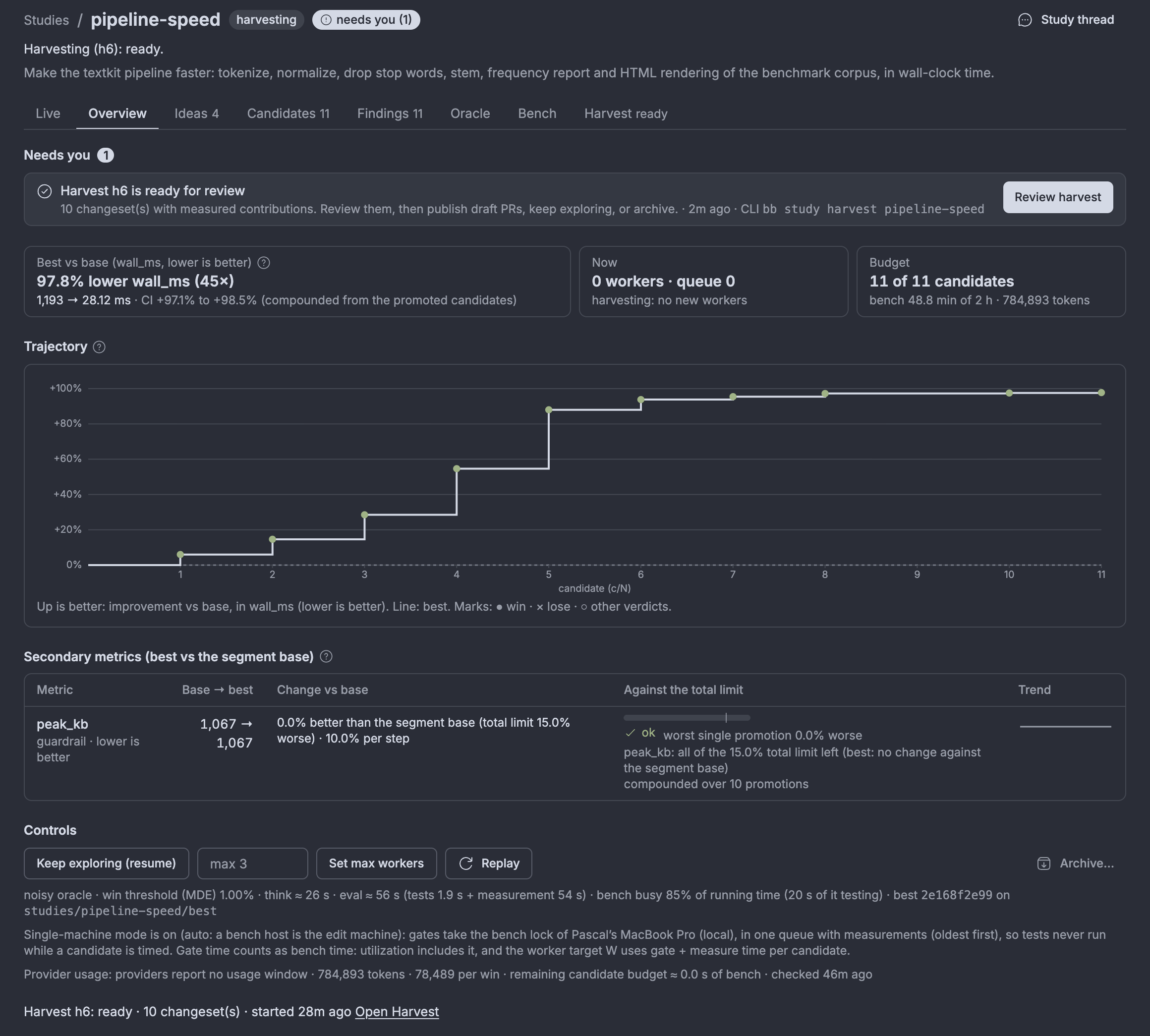 Autoresearch screenshot 4