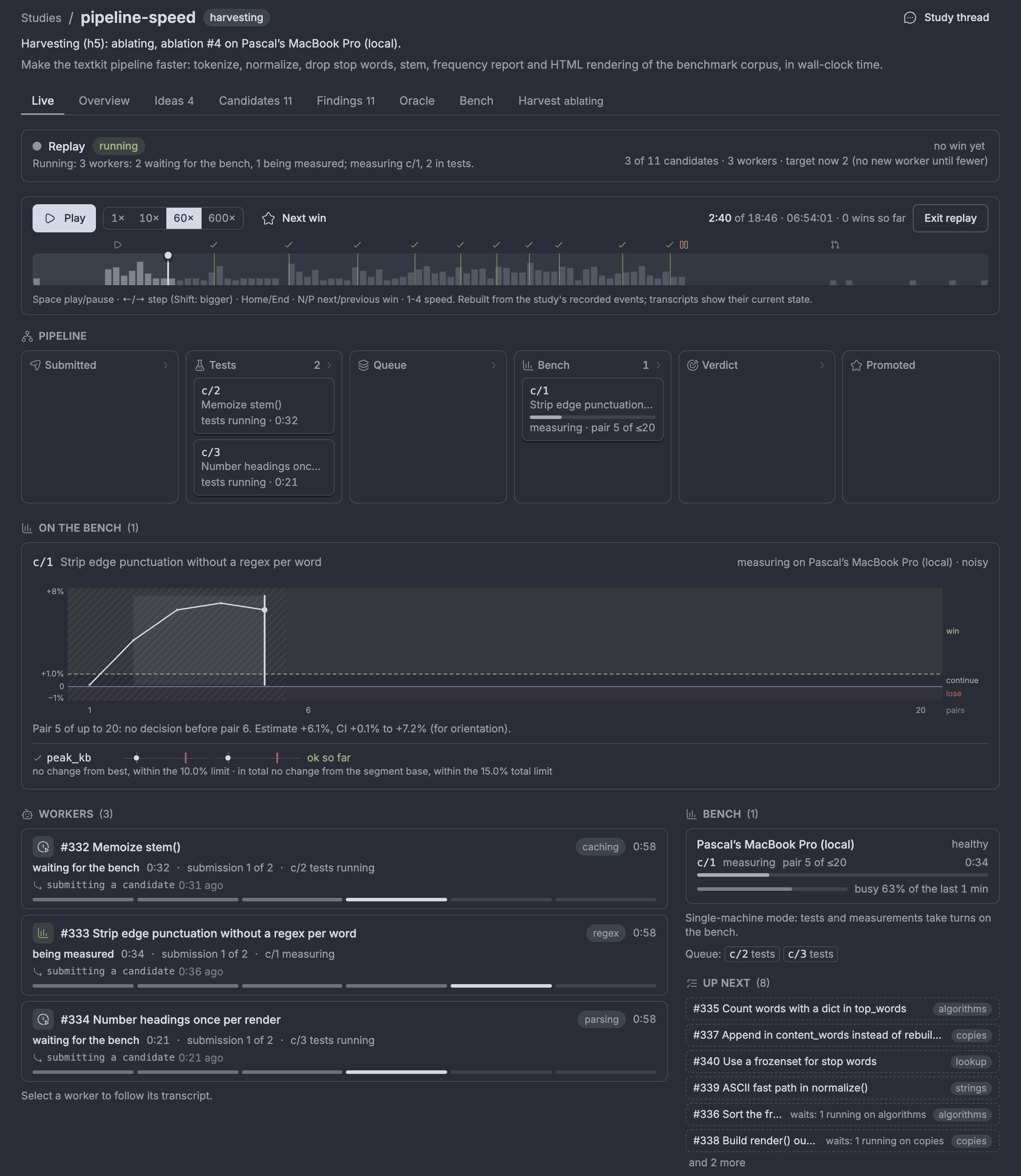 Autoresearch screenshot 3