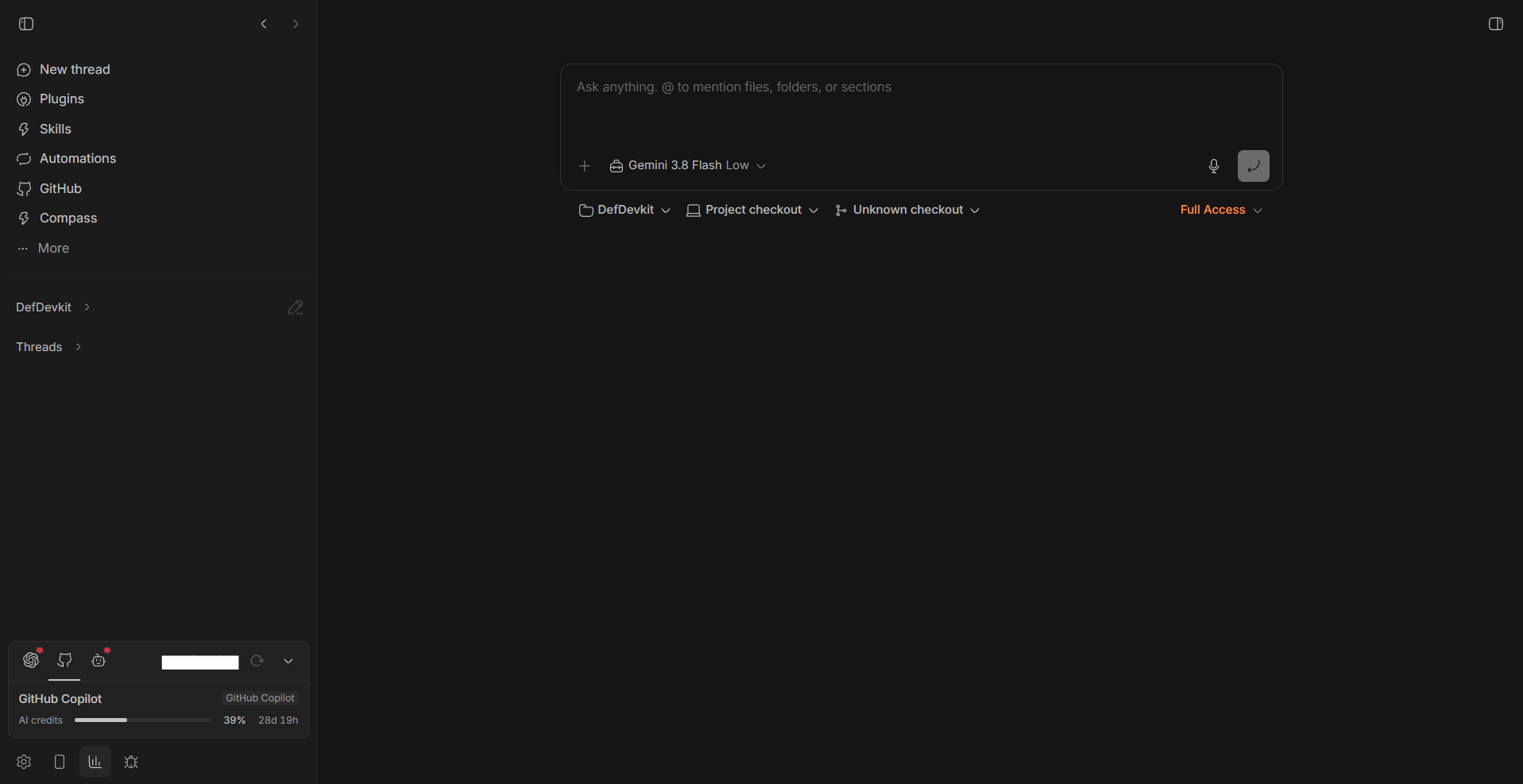 GitHub Copilot Usage screenshot 1