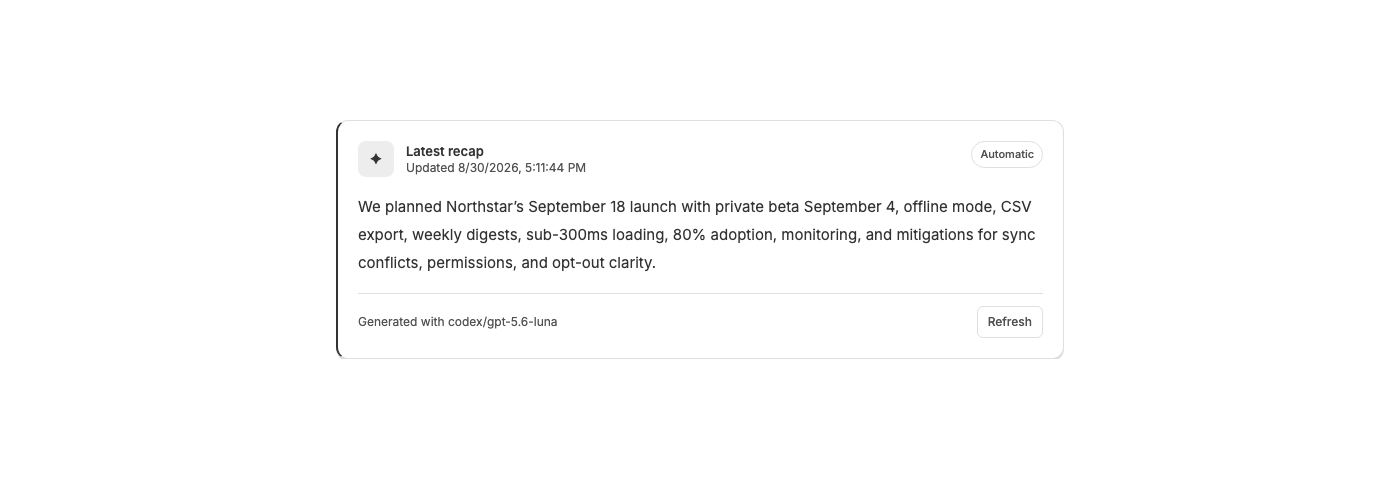 Recap screenshot 3