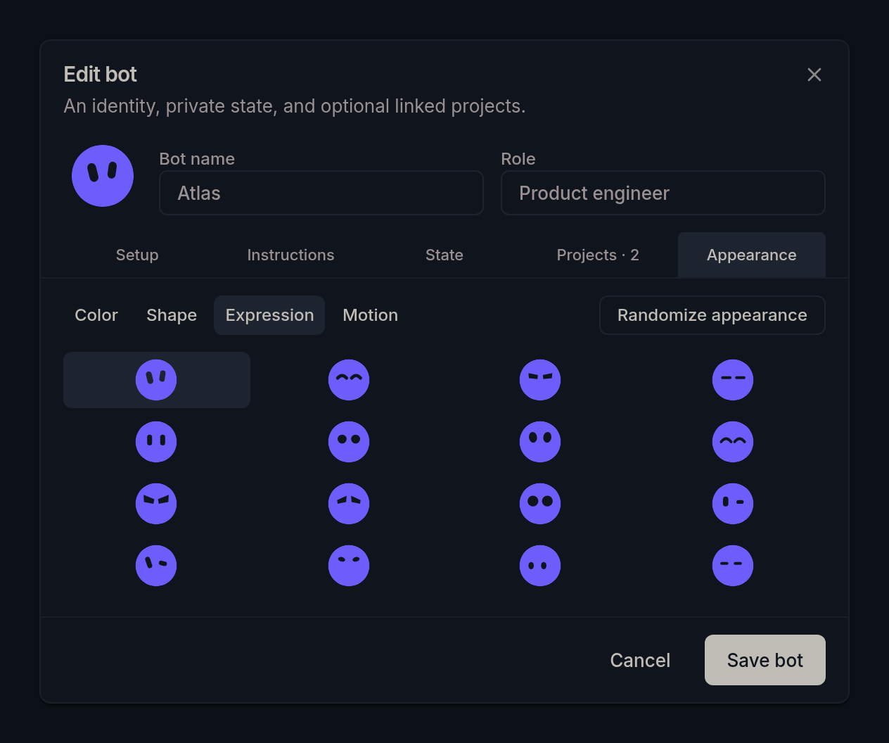 Bots Sidebar screenshot 3