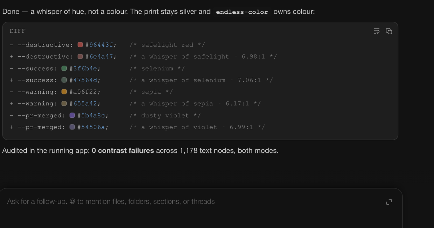 Color Swatches screenshot 1