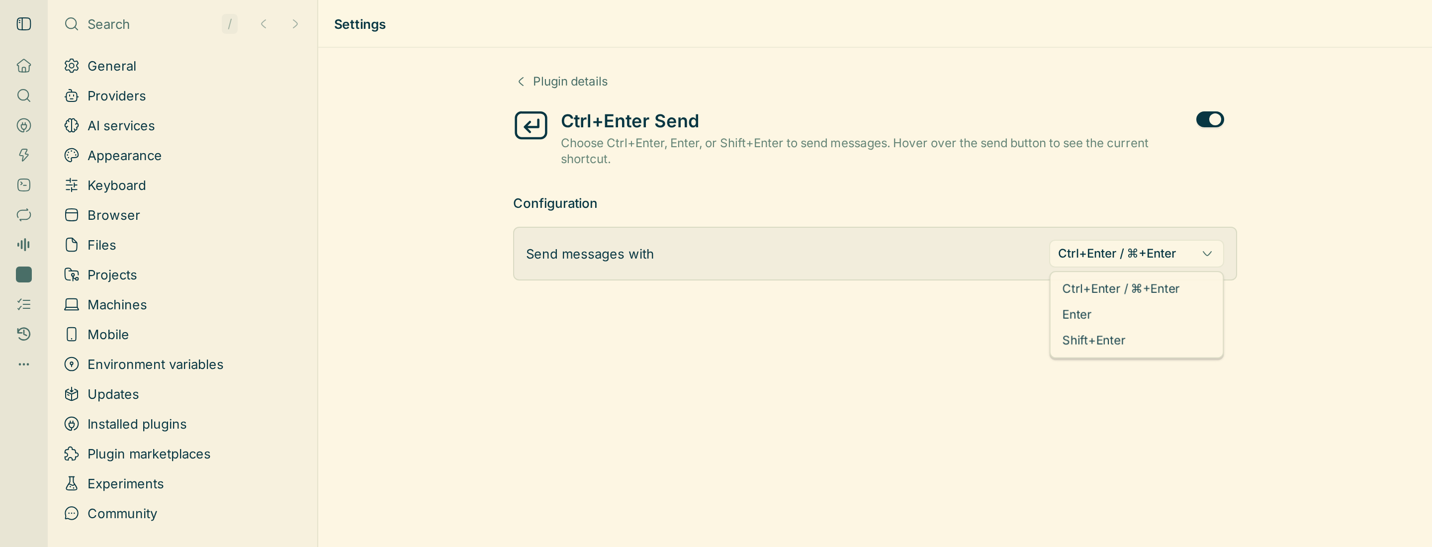 Ctrl+Enter Send screenshot 1