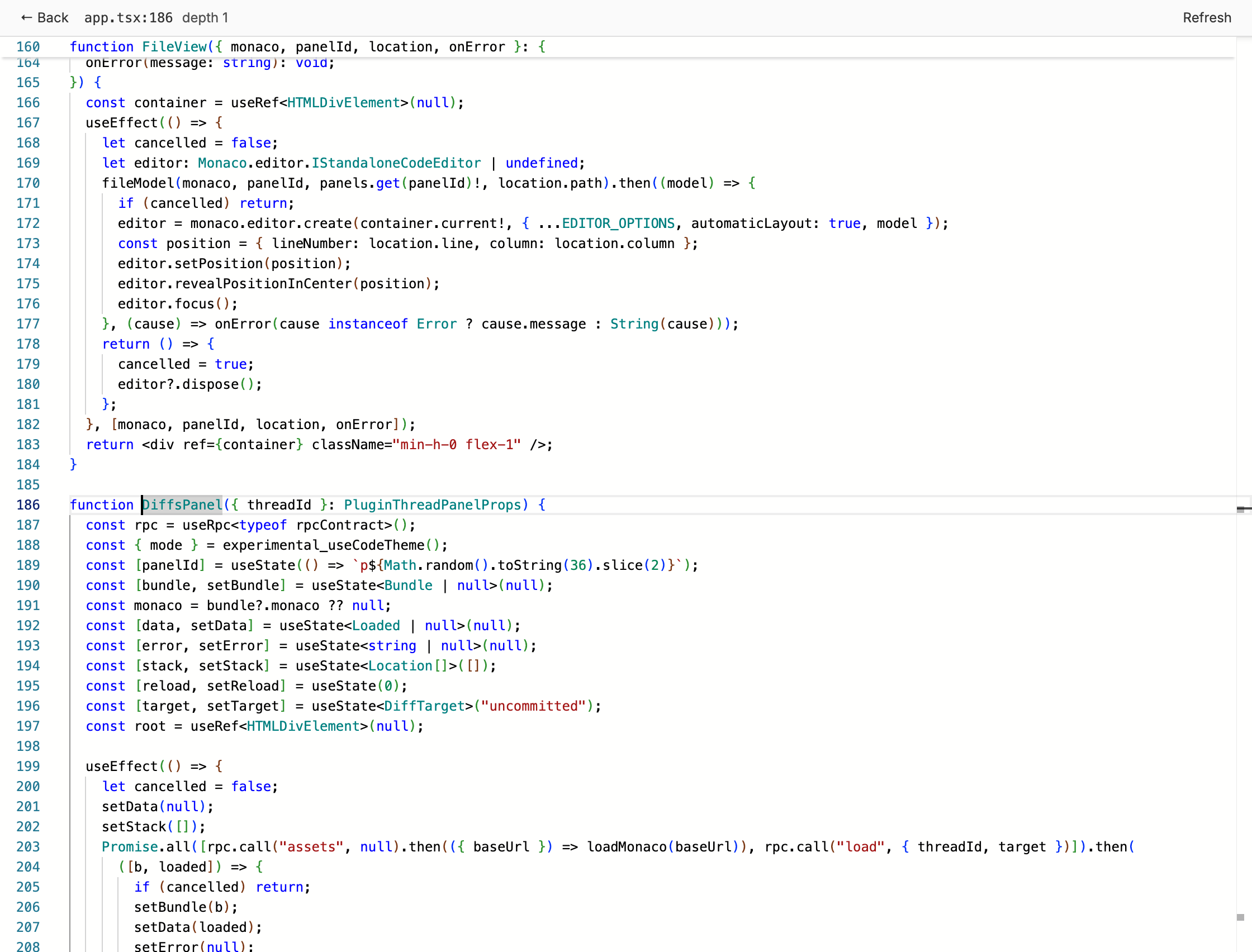 Diff Explorer screenshot 2