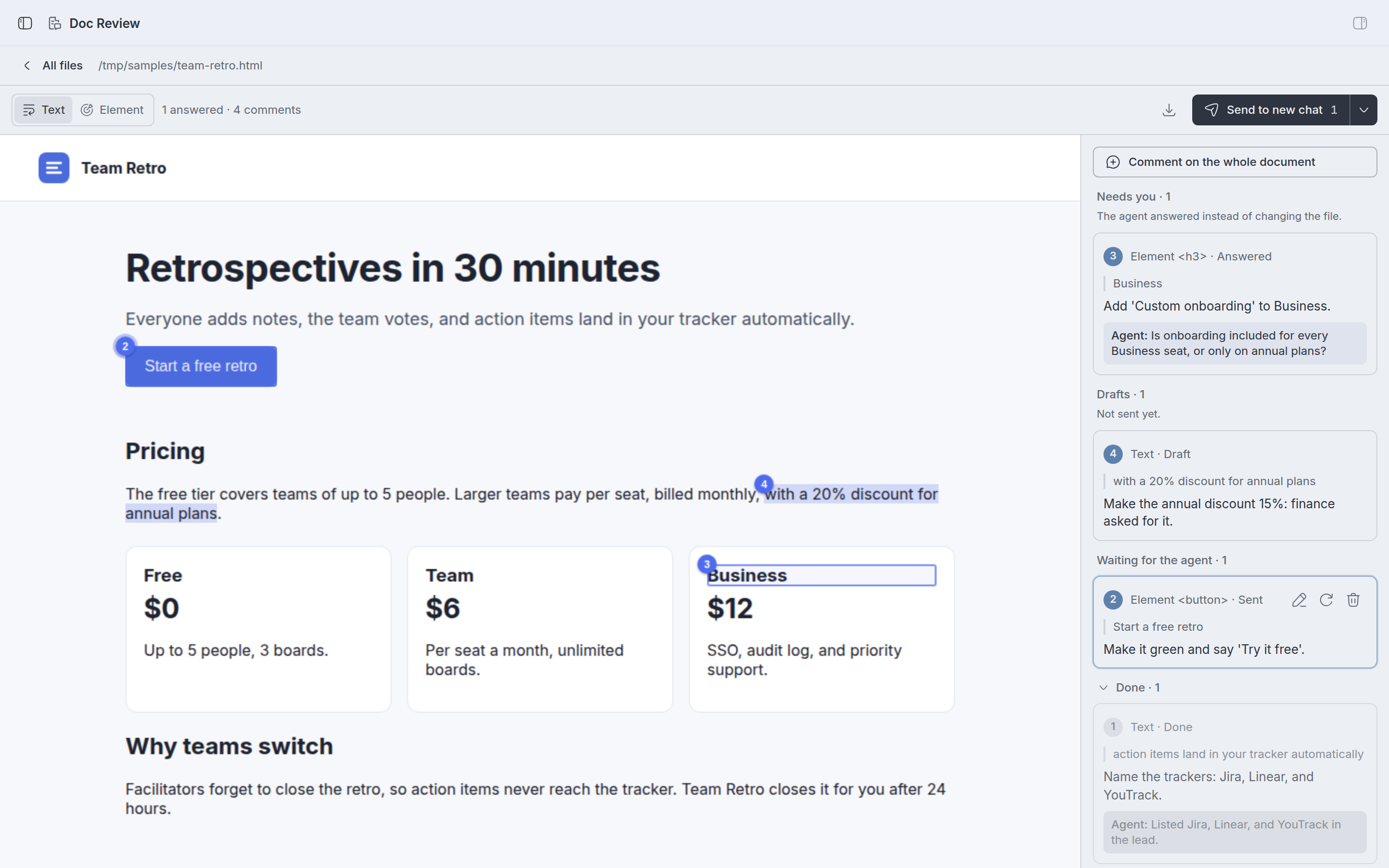 Doc Review screenshot 3