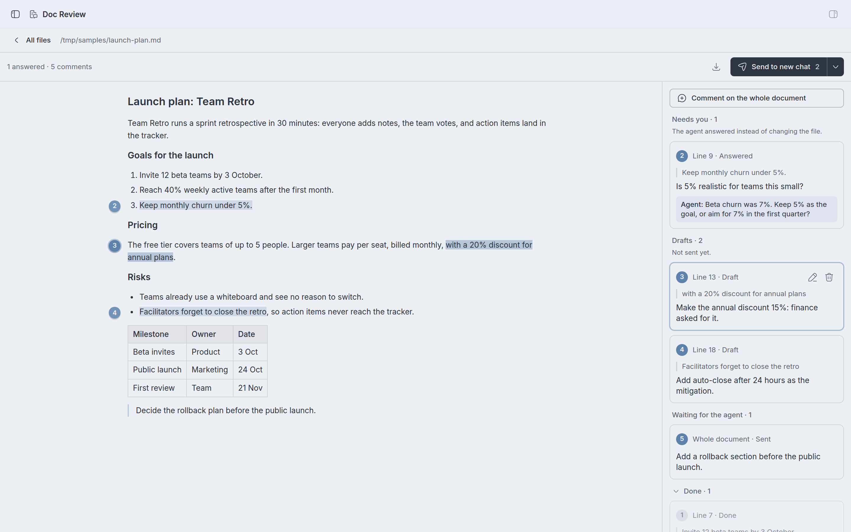 Doc Review screenshot 1
