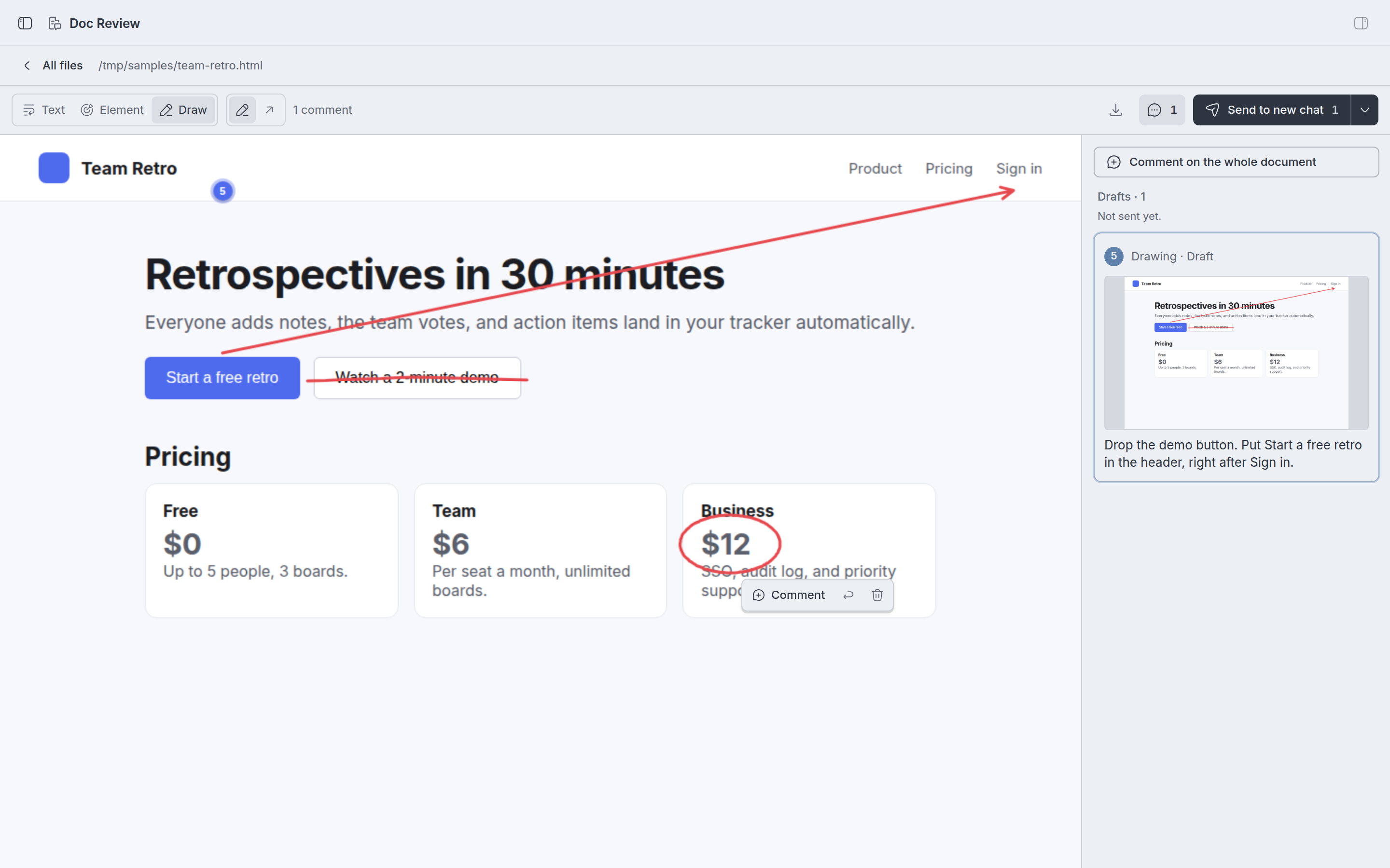 Doc Review screenshot 2