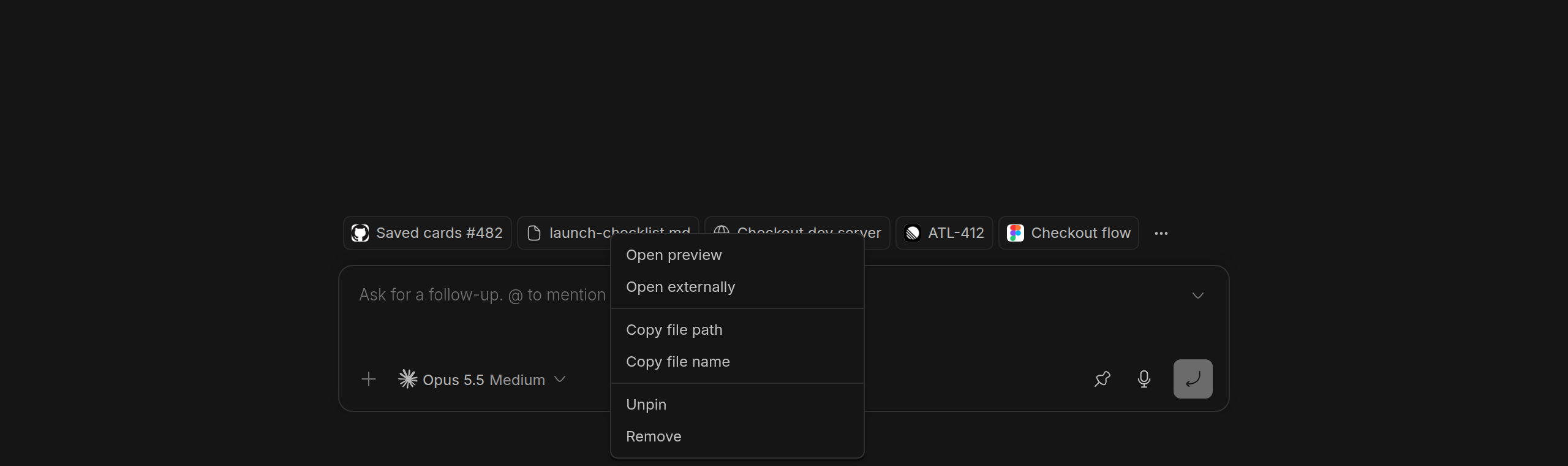 Pinned Files & Links screenshot 3