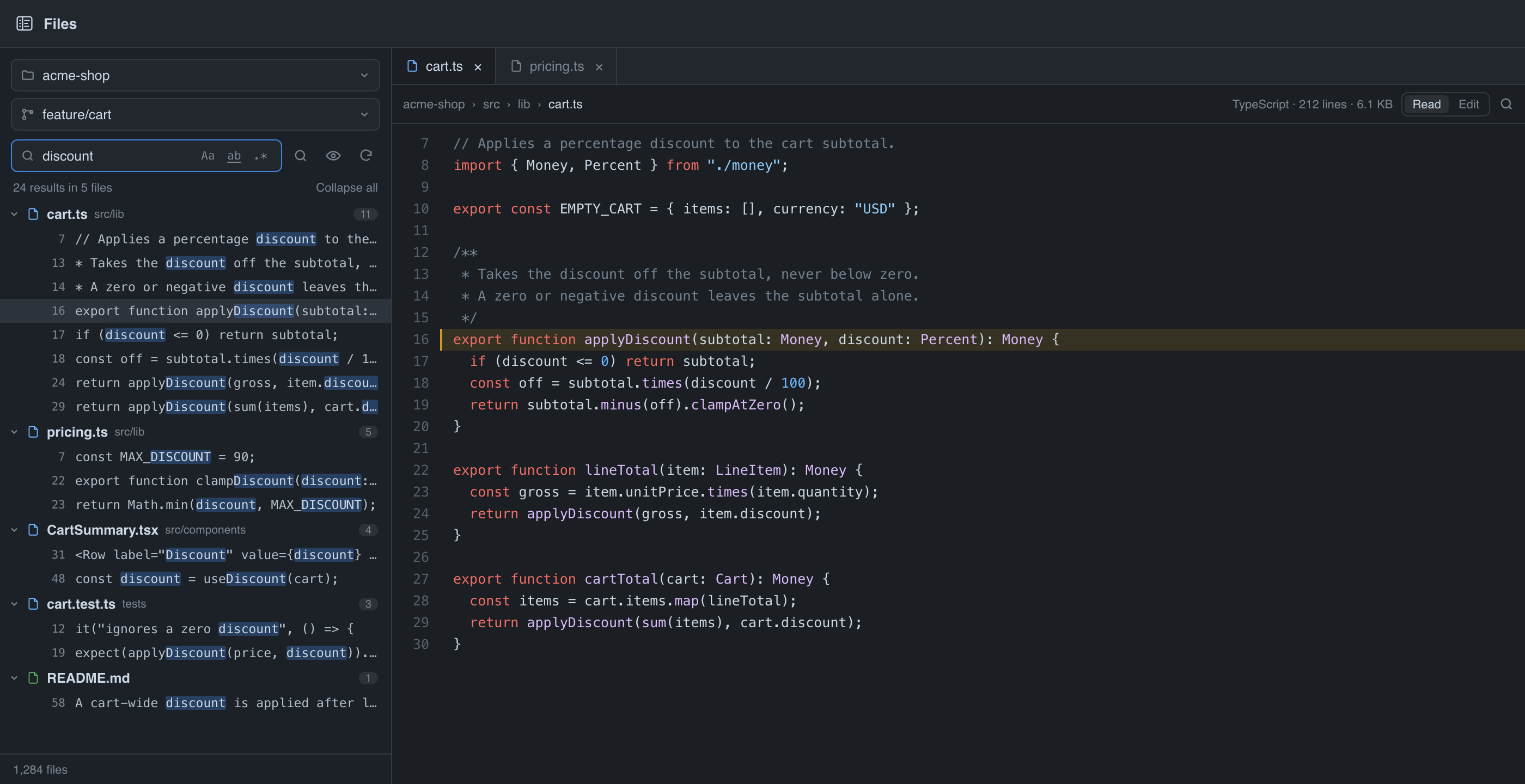 Files screenshot 1