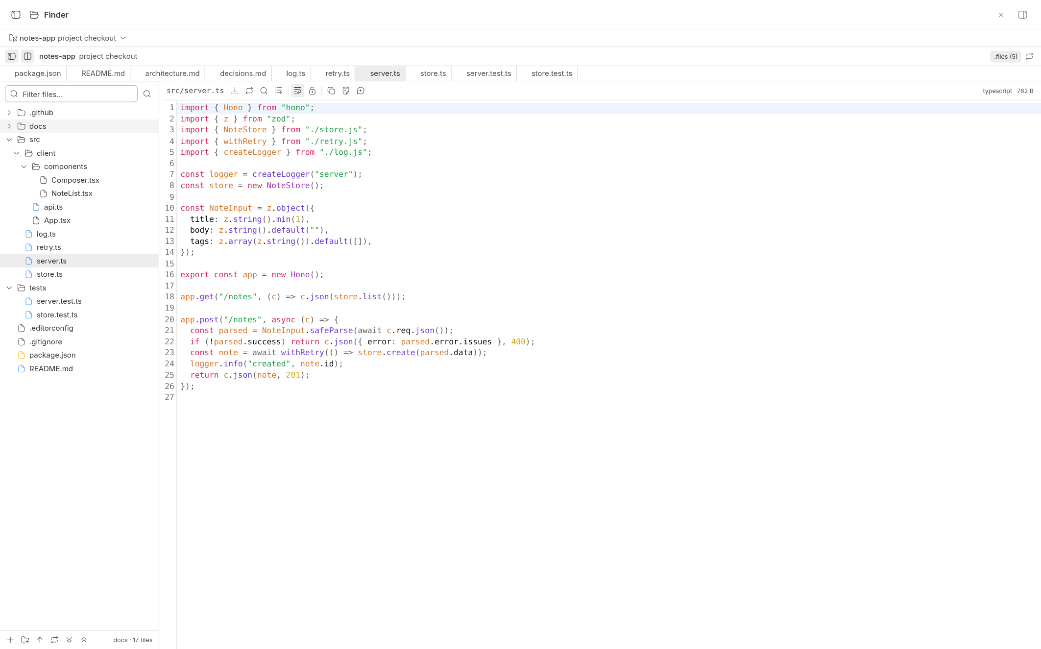 Finder screenshot 1