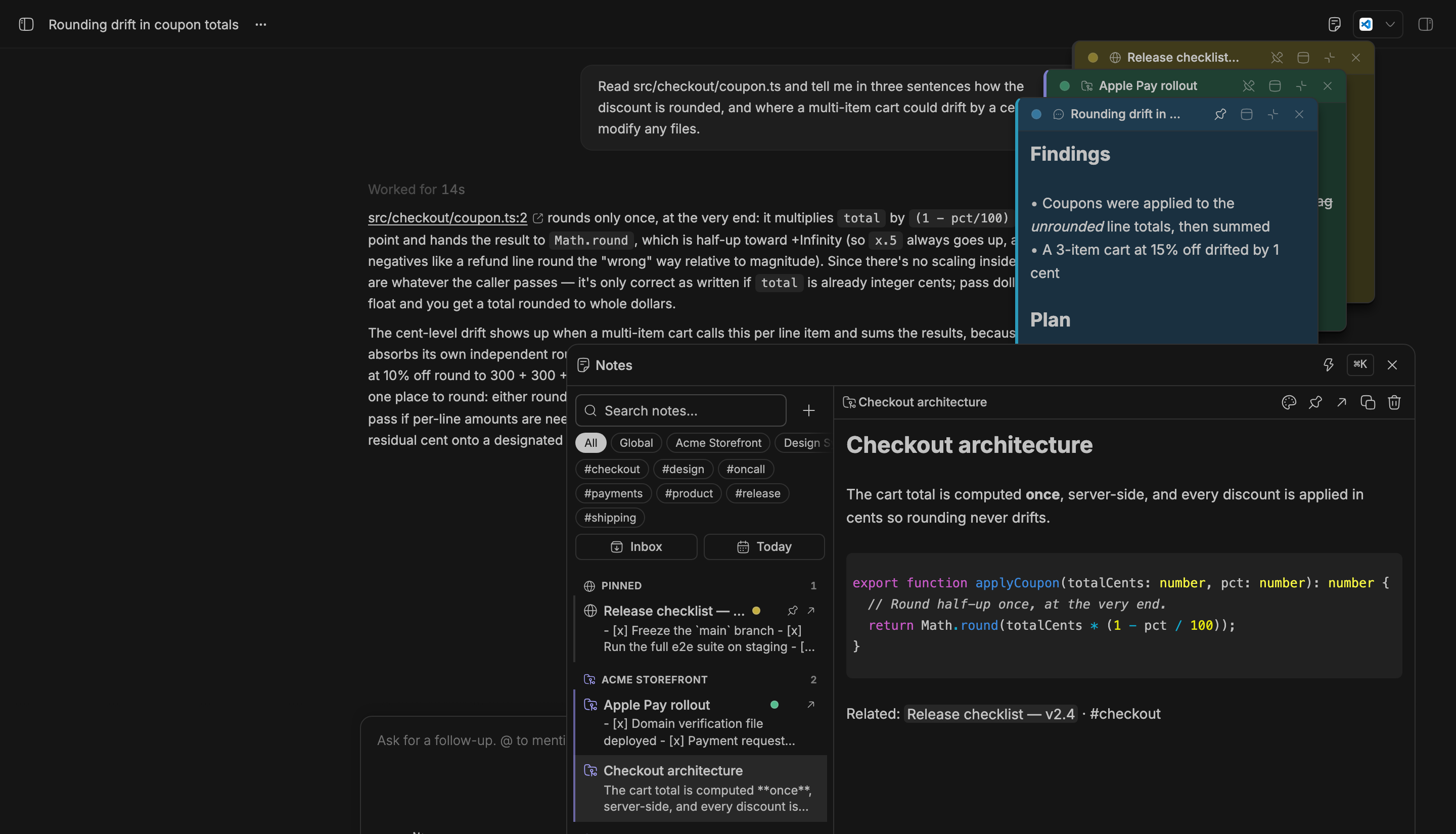 Floating Notes screenshot 1