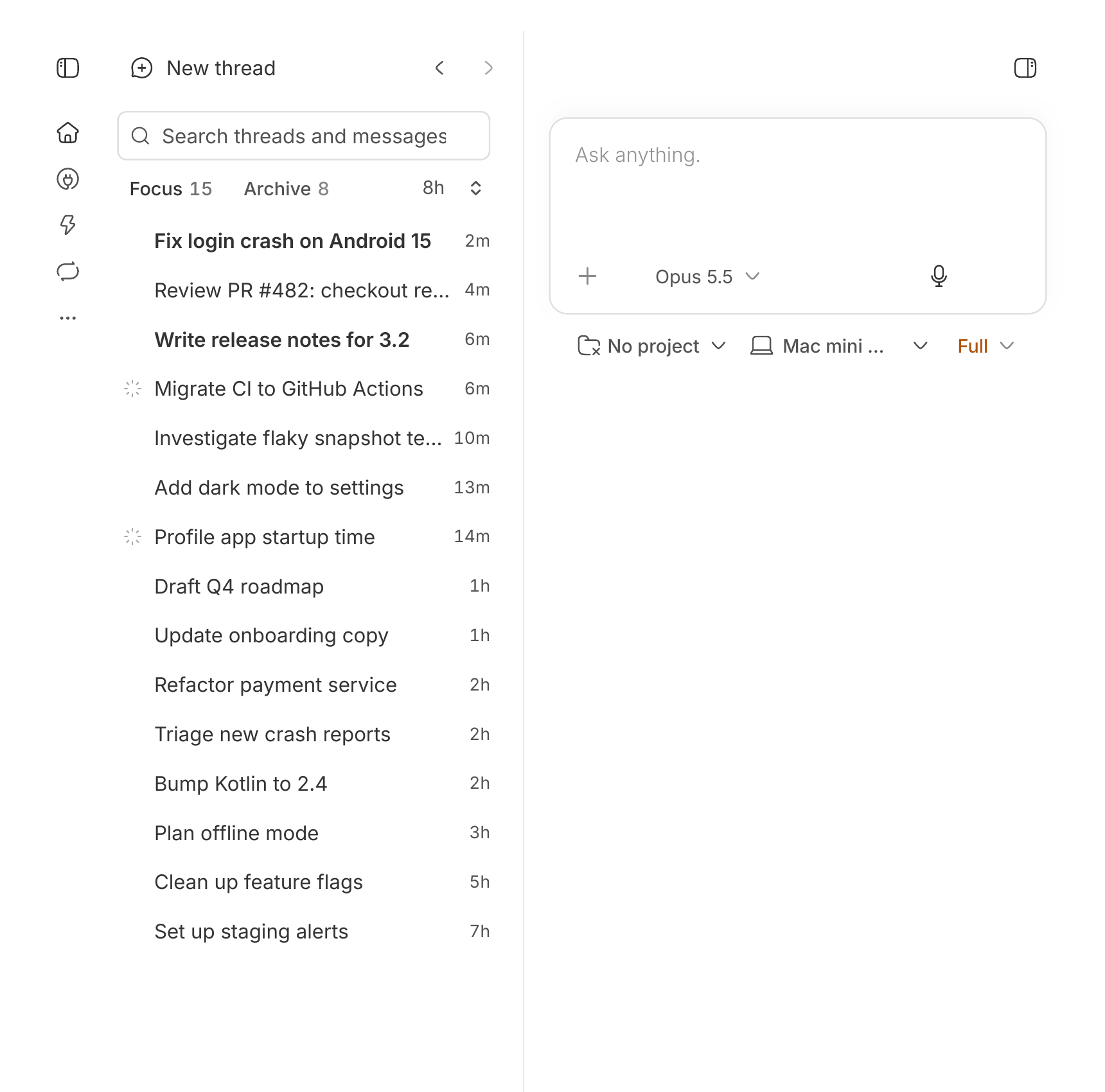 Focus Sidebar screenshot 2