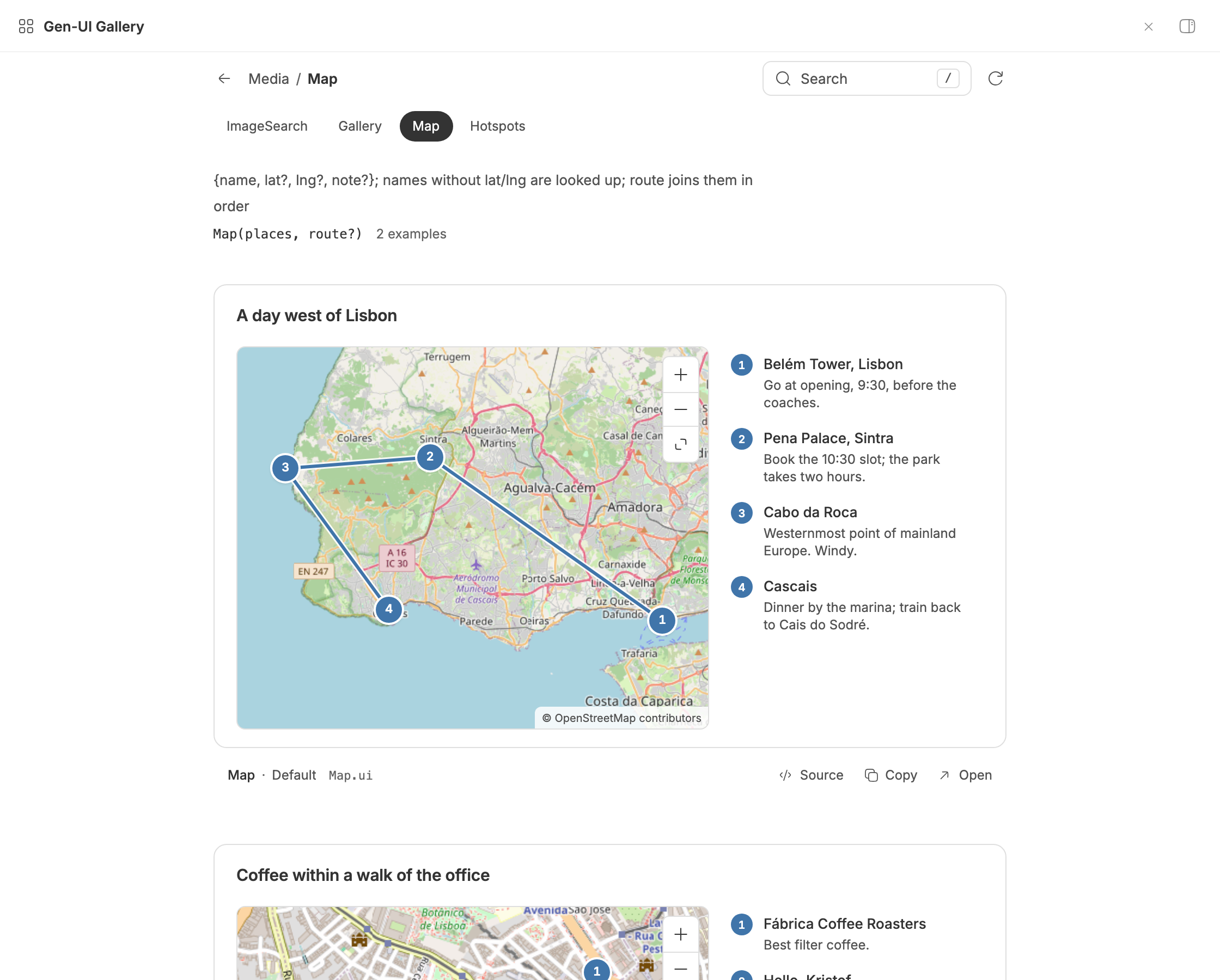Generative UI screenshot 3