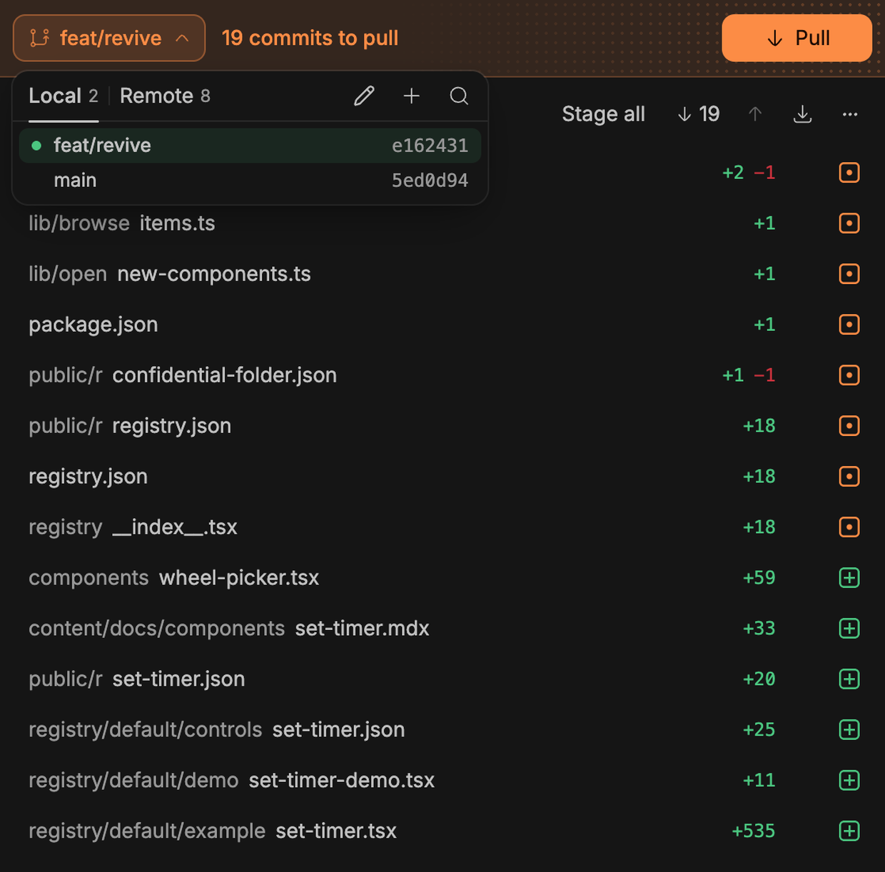 Git worktree screenshot 2