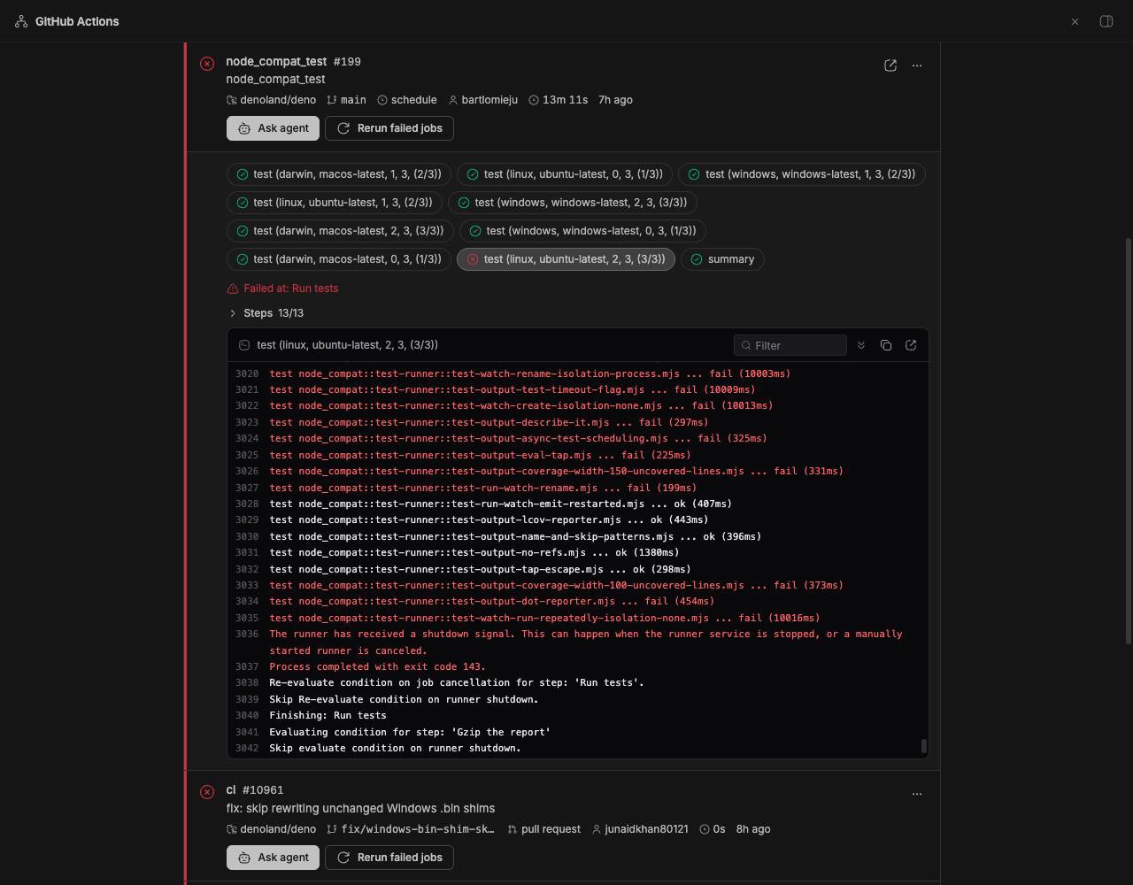 GitHub Actions screenshot 2