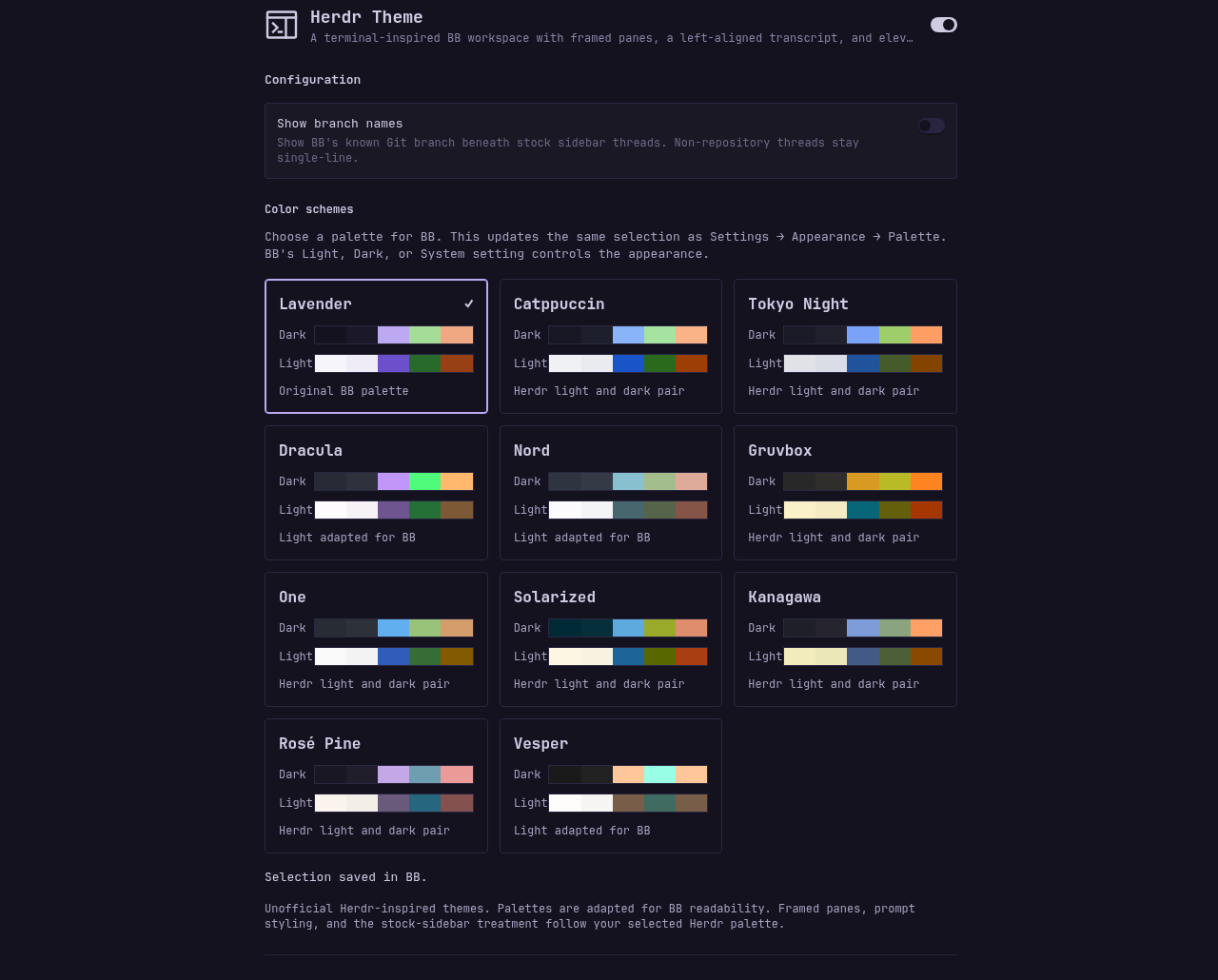 Herdr Theme screenshot 4