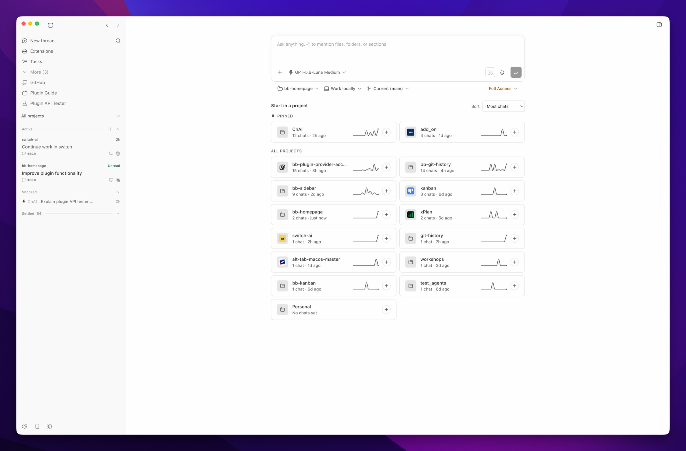 Homepage screenshot 1
