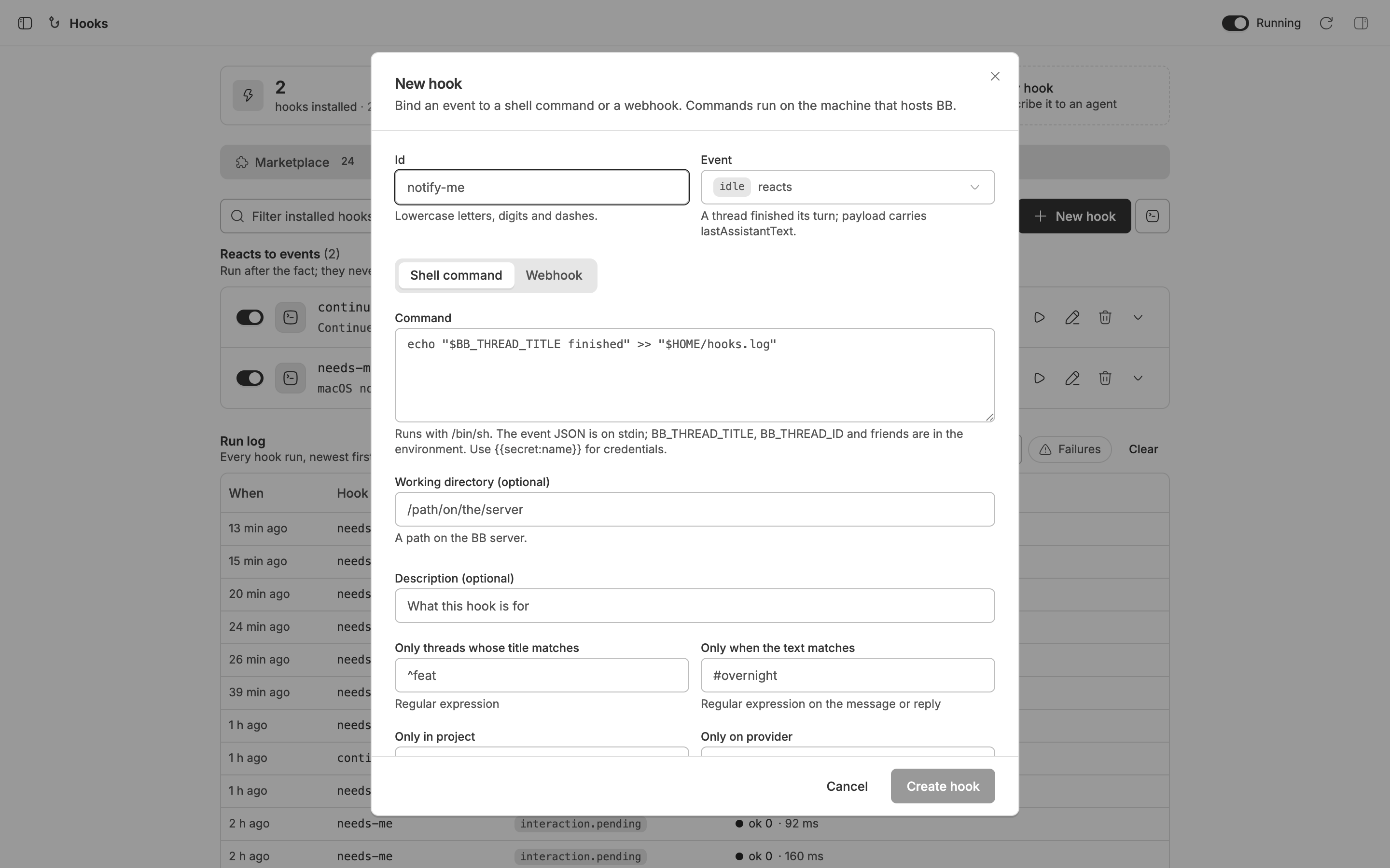 Hooks screenshot 3
