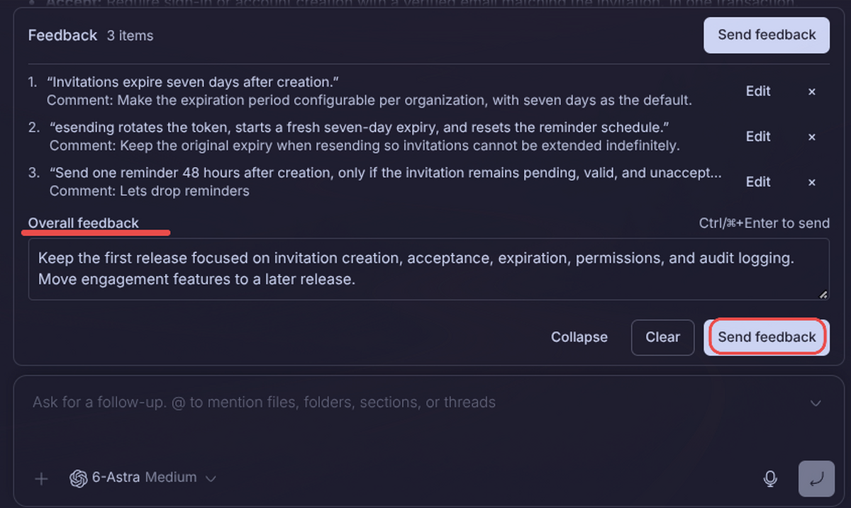 Inline Review screenshot 4