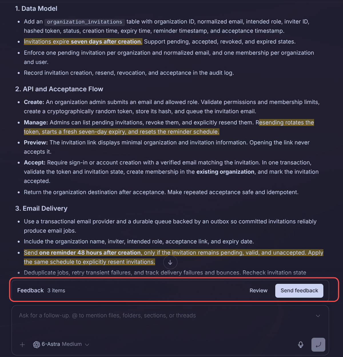 Inline Review screenshot 3
