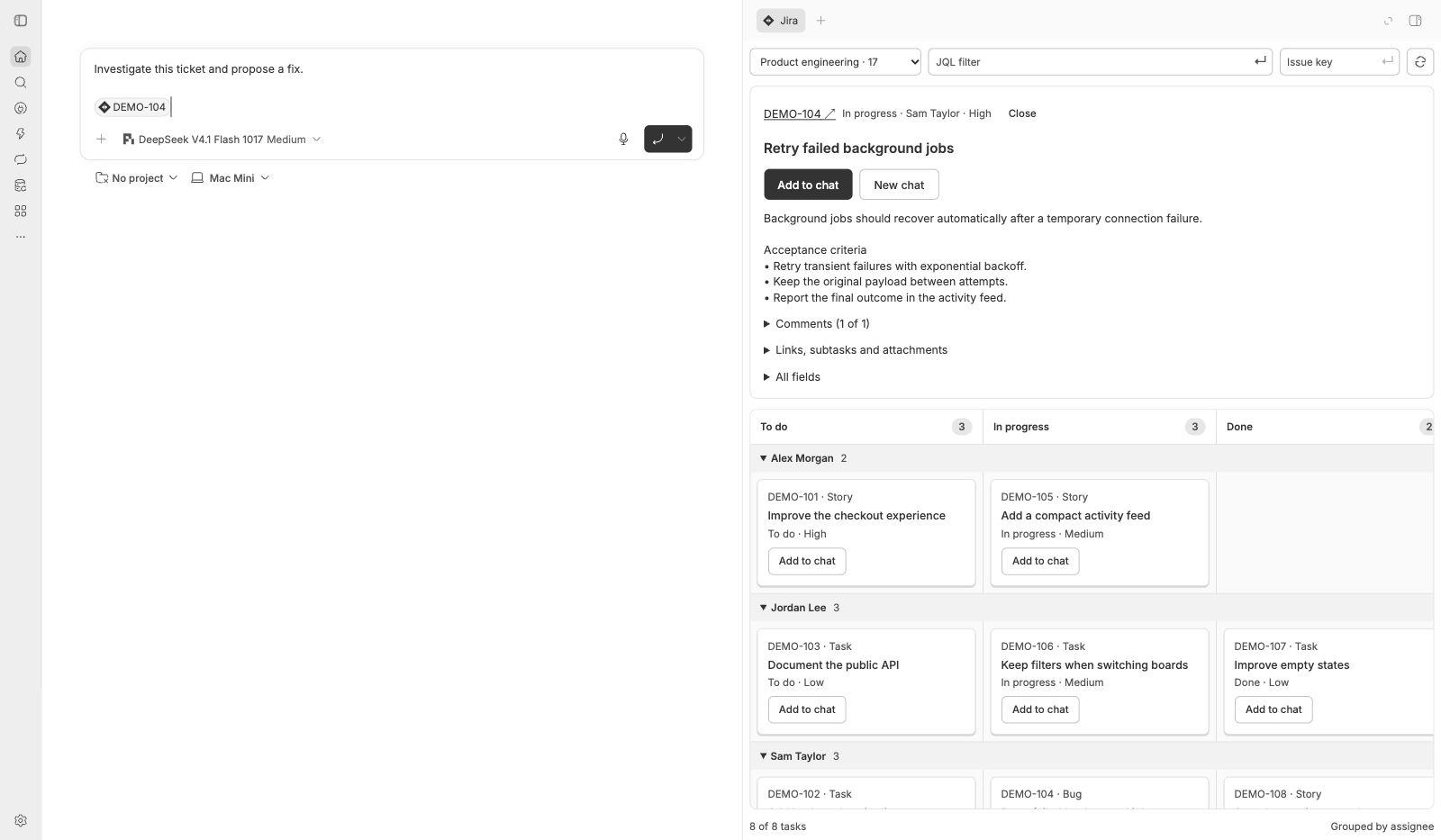 Jira Boards screenshot 2