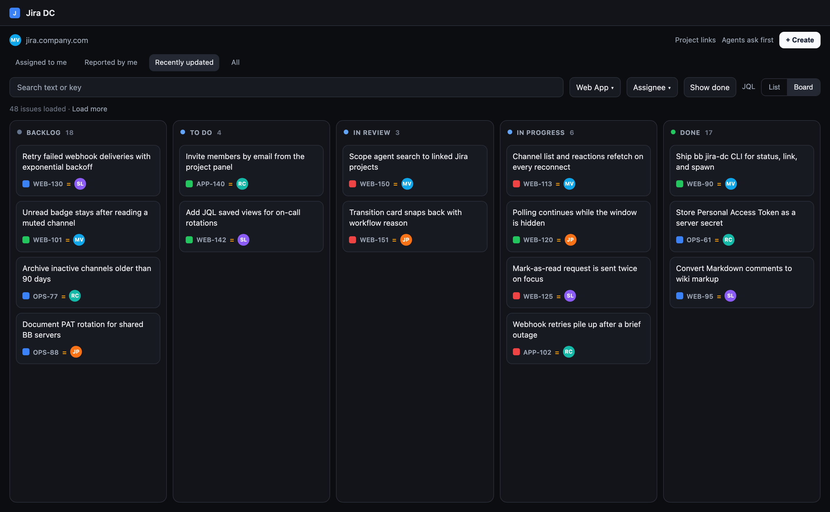 Jira Data Center screenshot 2