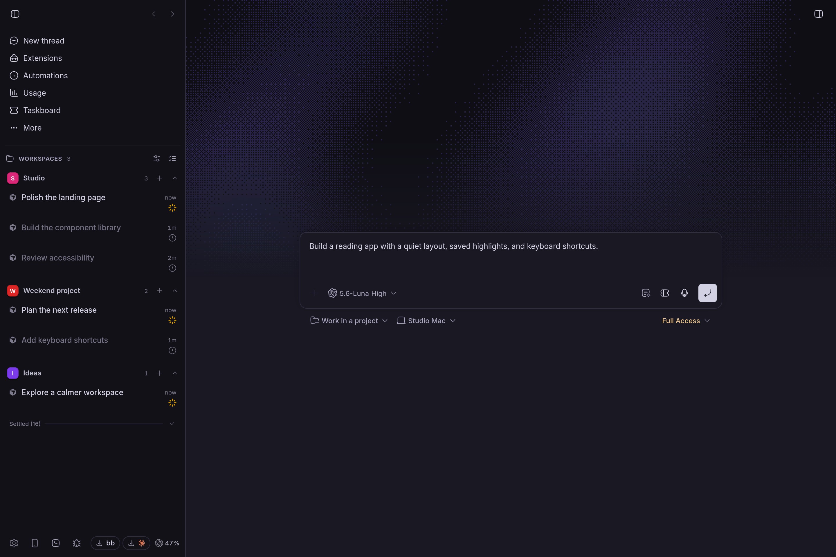 Lavender screenshot 1