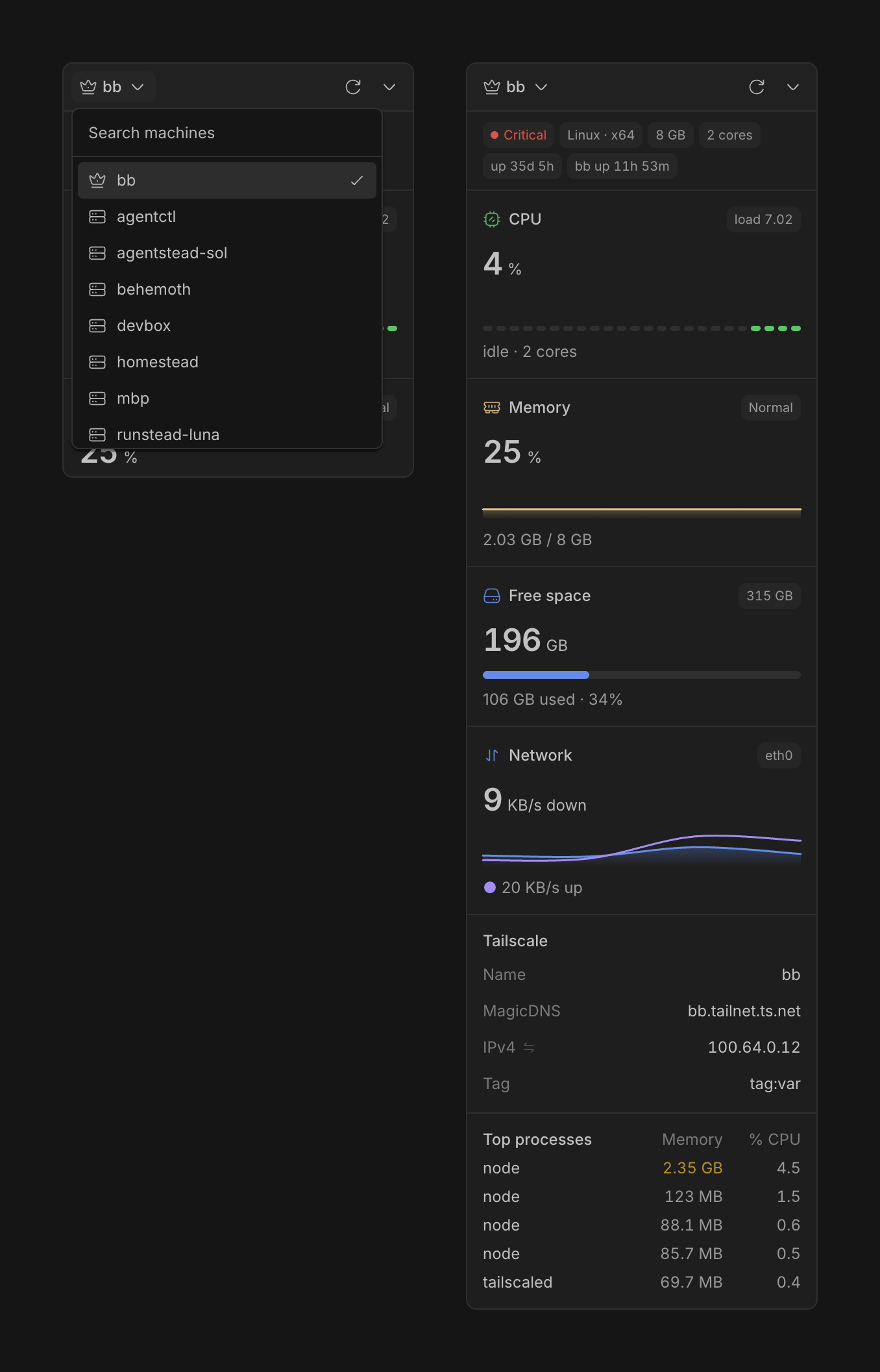 Machine Monitor screenshot 2