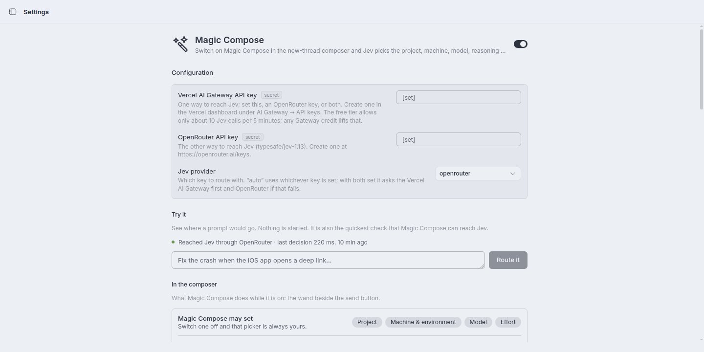 Magic Compose screenshot 1