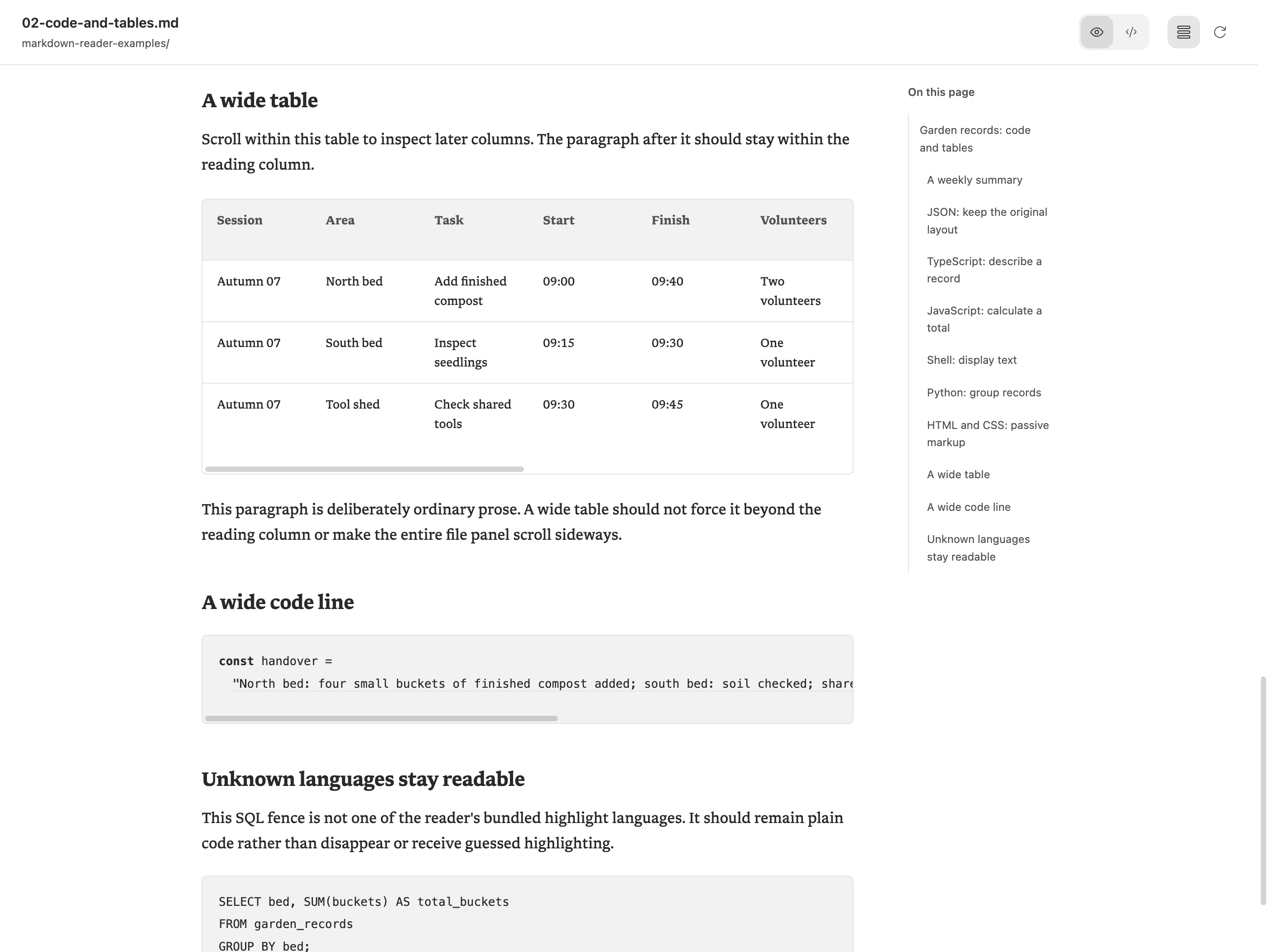 Markdown Reader screenshot 3