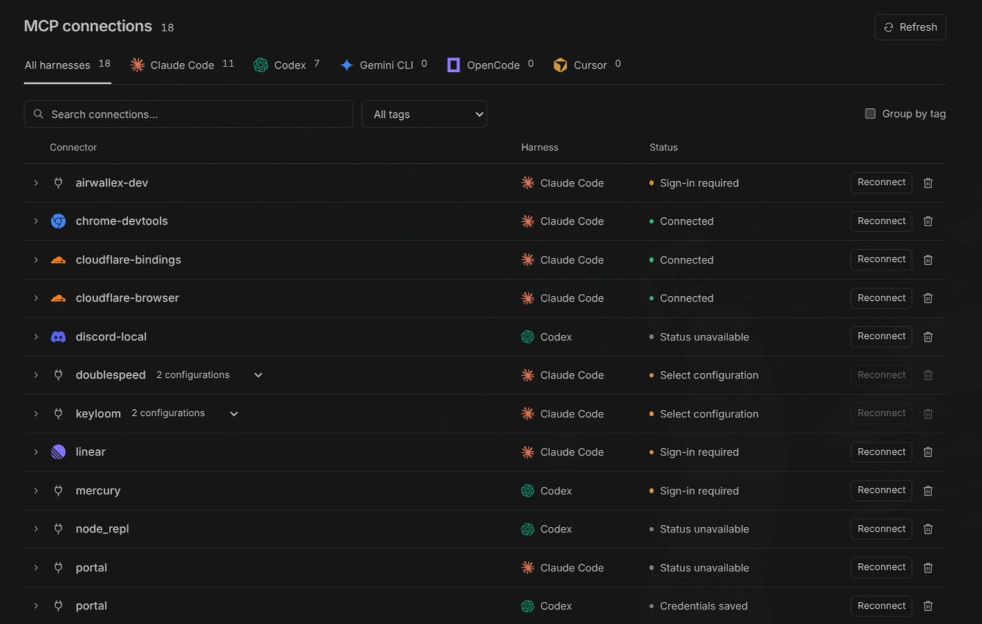 MCP Manager screenshot 1