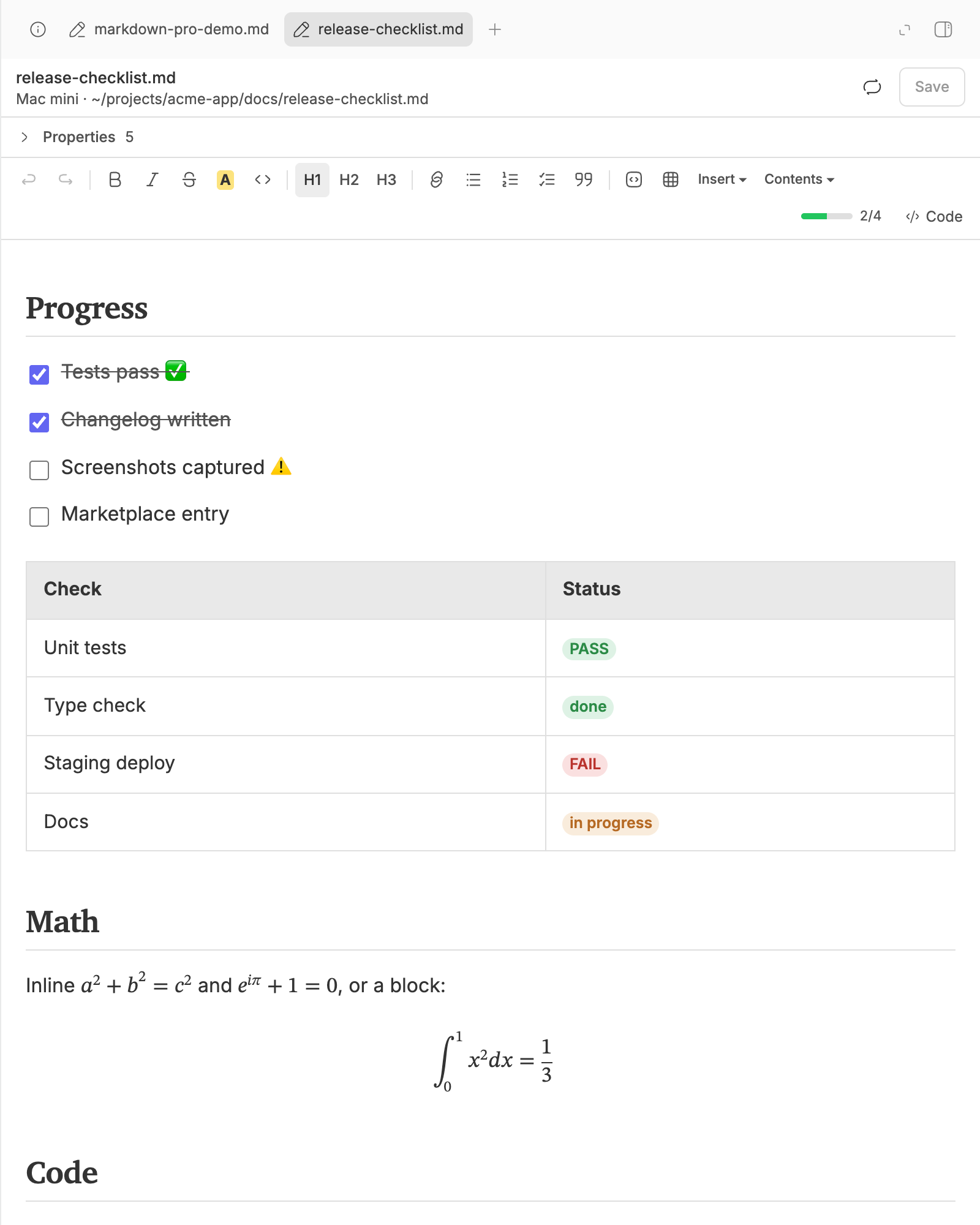 Markdown PRO screenshot 5