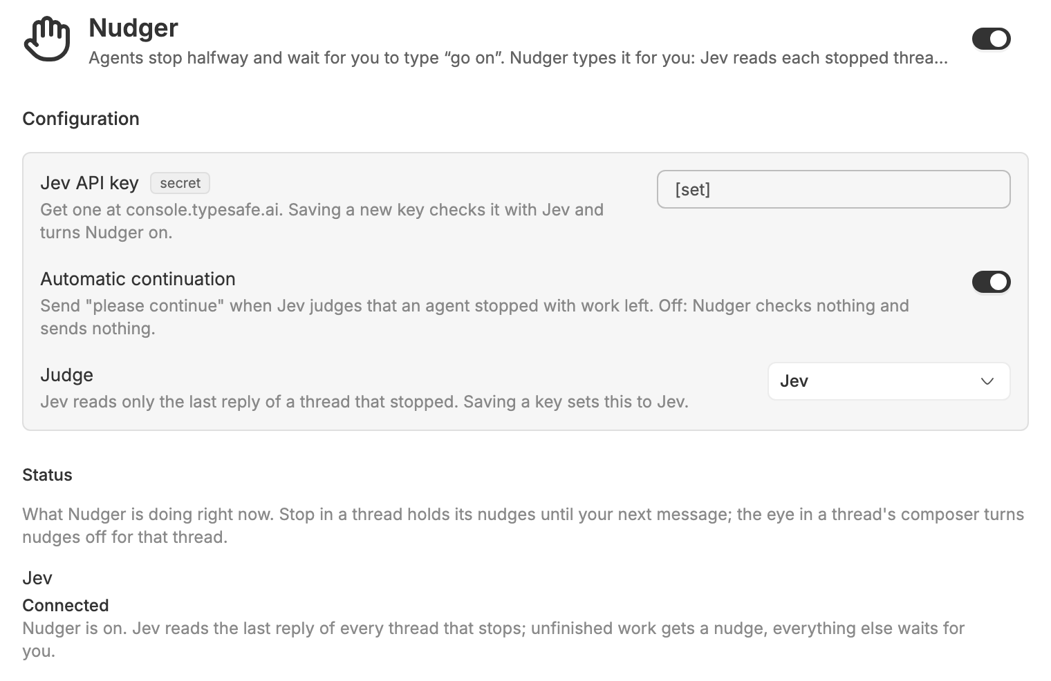 Nudger screenshot 2