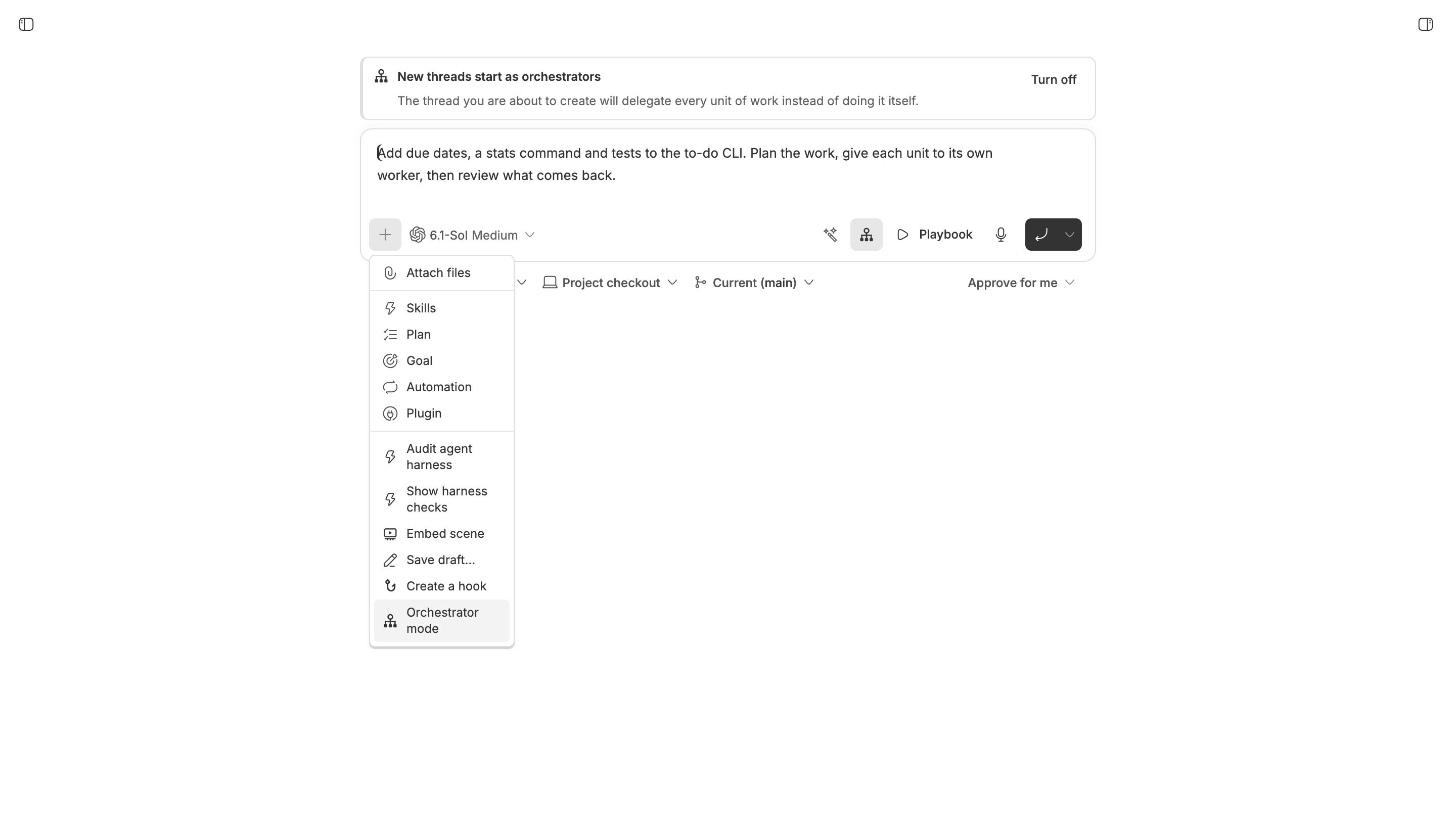 Orchestrator Mode screenshot 3