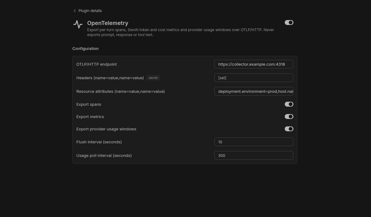 OpenTelemetry screenshot 1