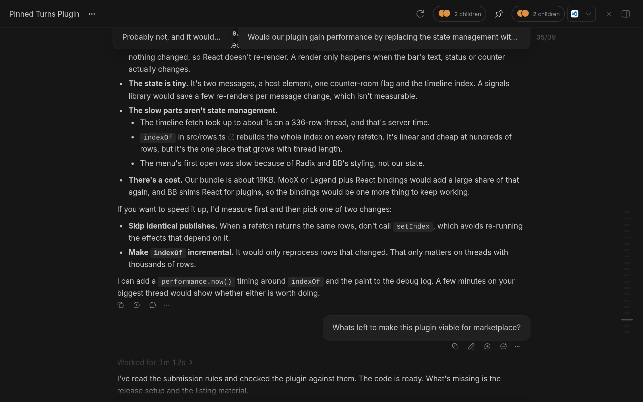 Pinned Turns screenshot 1