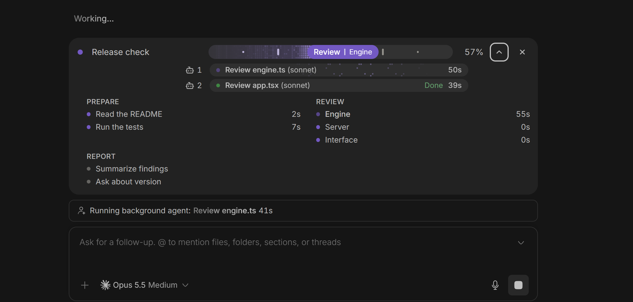 Plan Progress screenshot 2