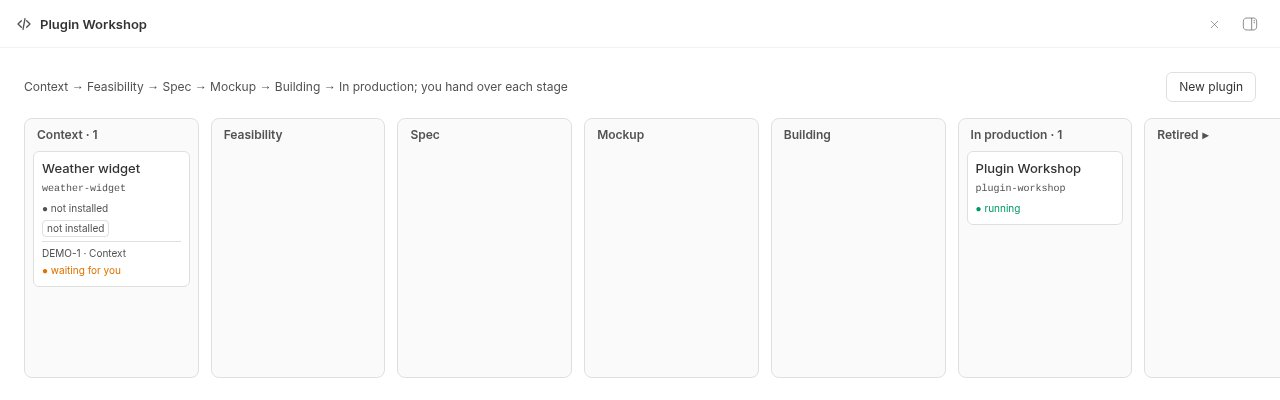 Plugin Workshop screenshot 4