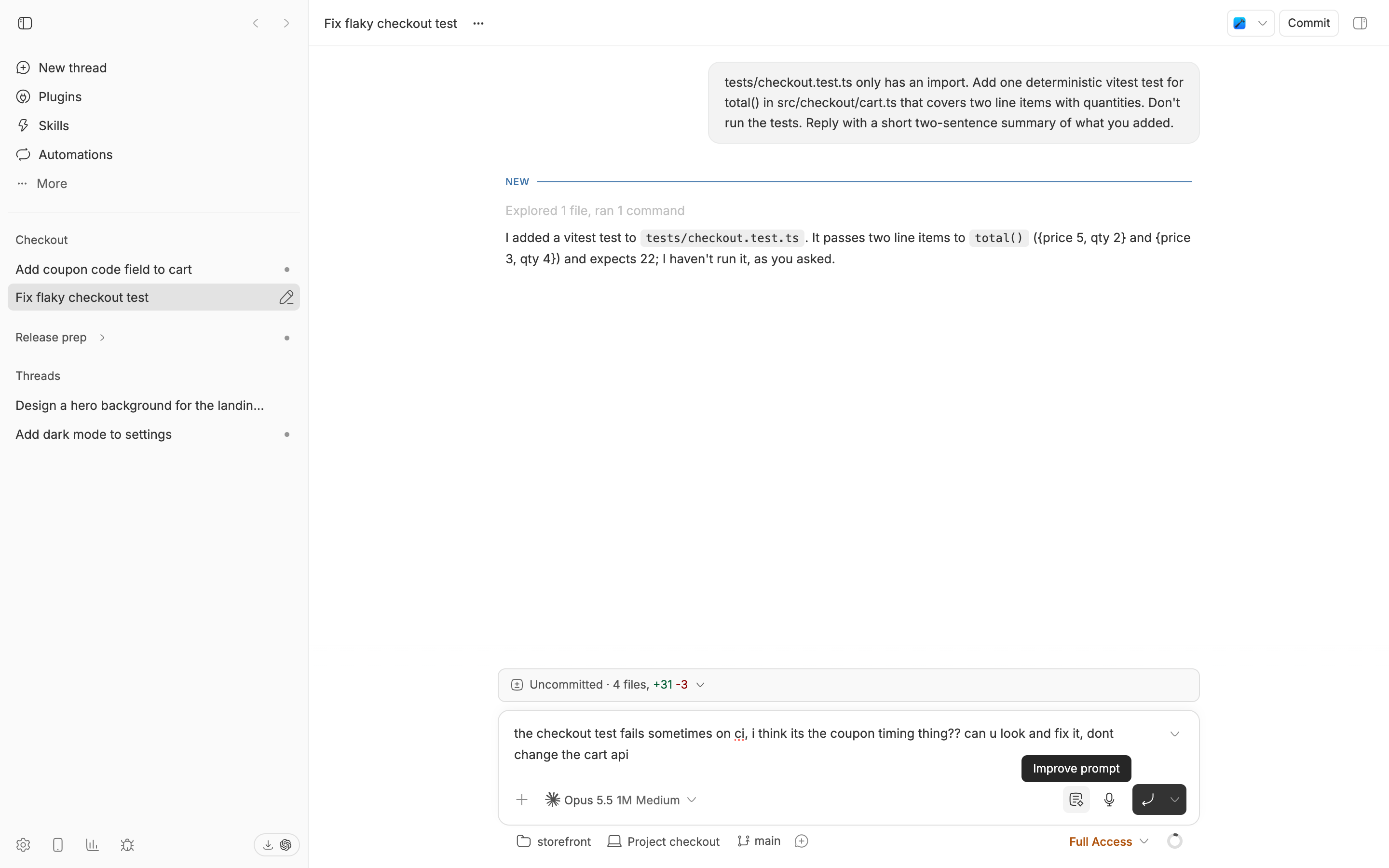 Prompt Improver screenshot 1