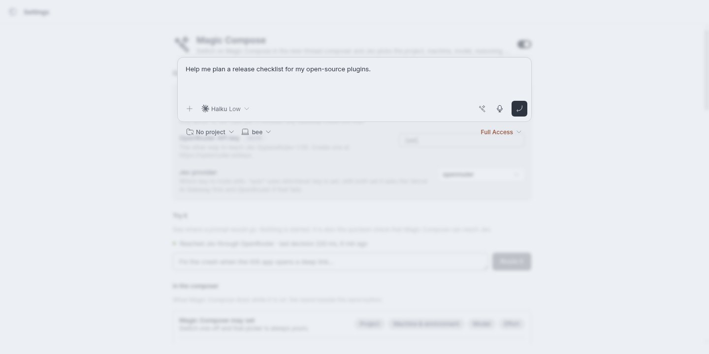 Quick Compose screenshot 1