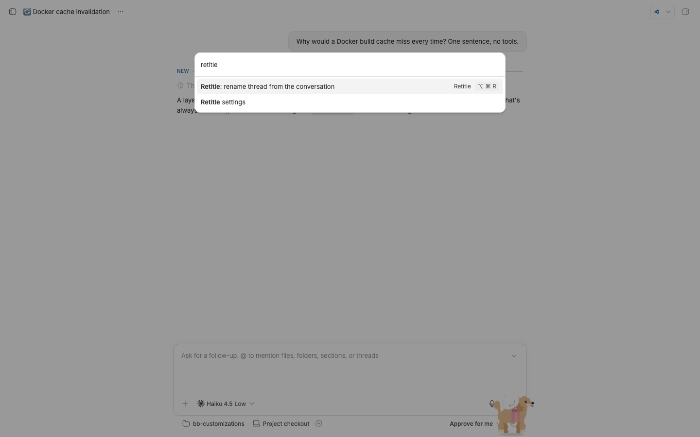 Retitle screenshot 1
