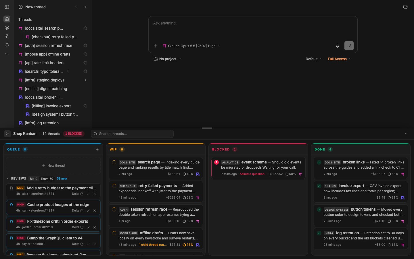 Shop Kanban screenshot 1