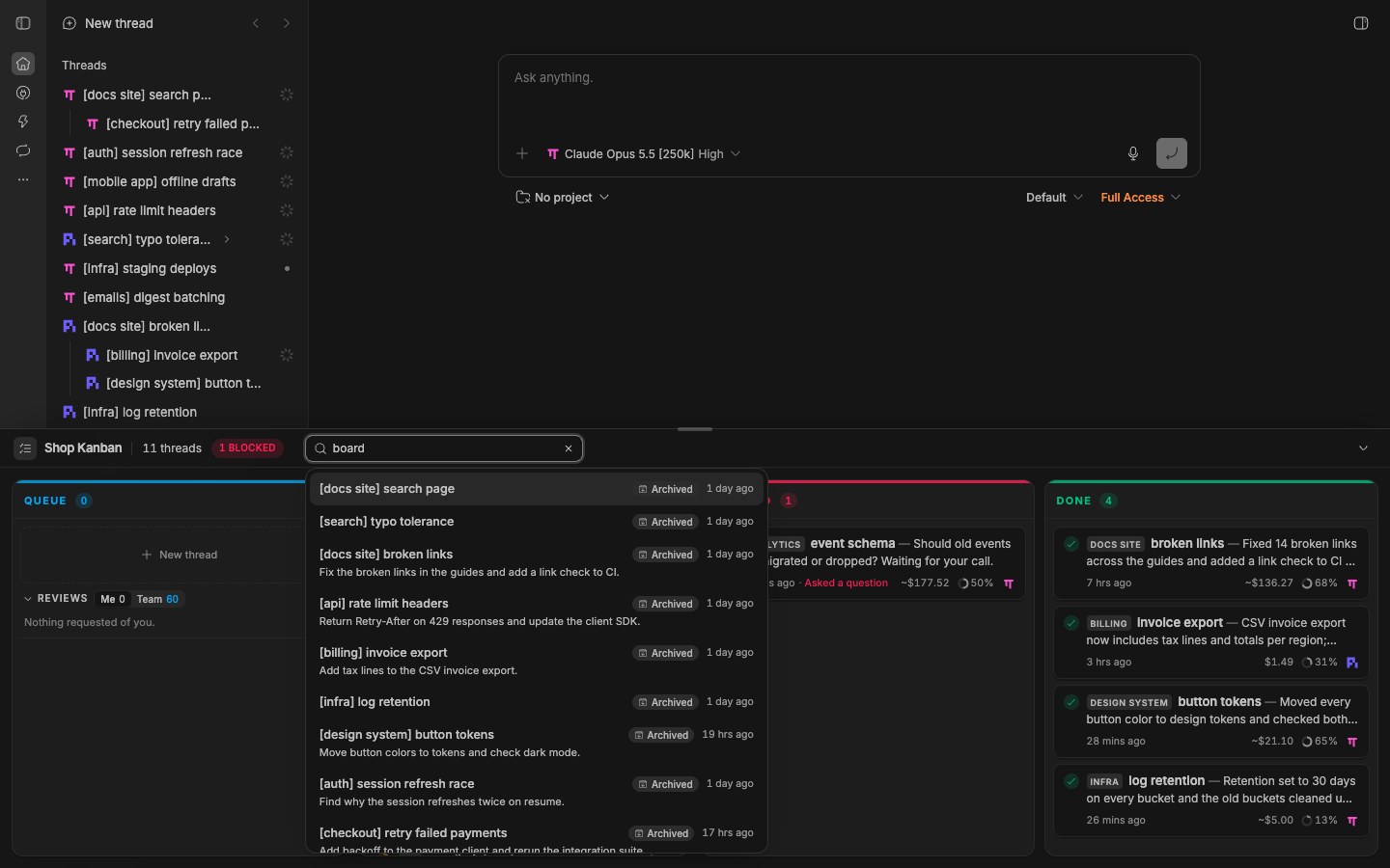 Shop Kanban screenshot 3