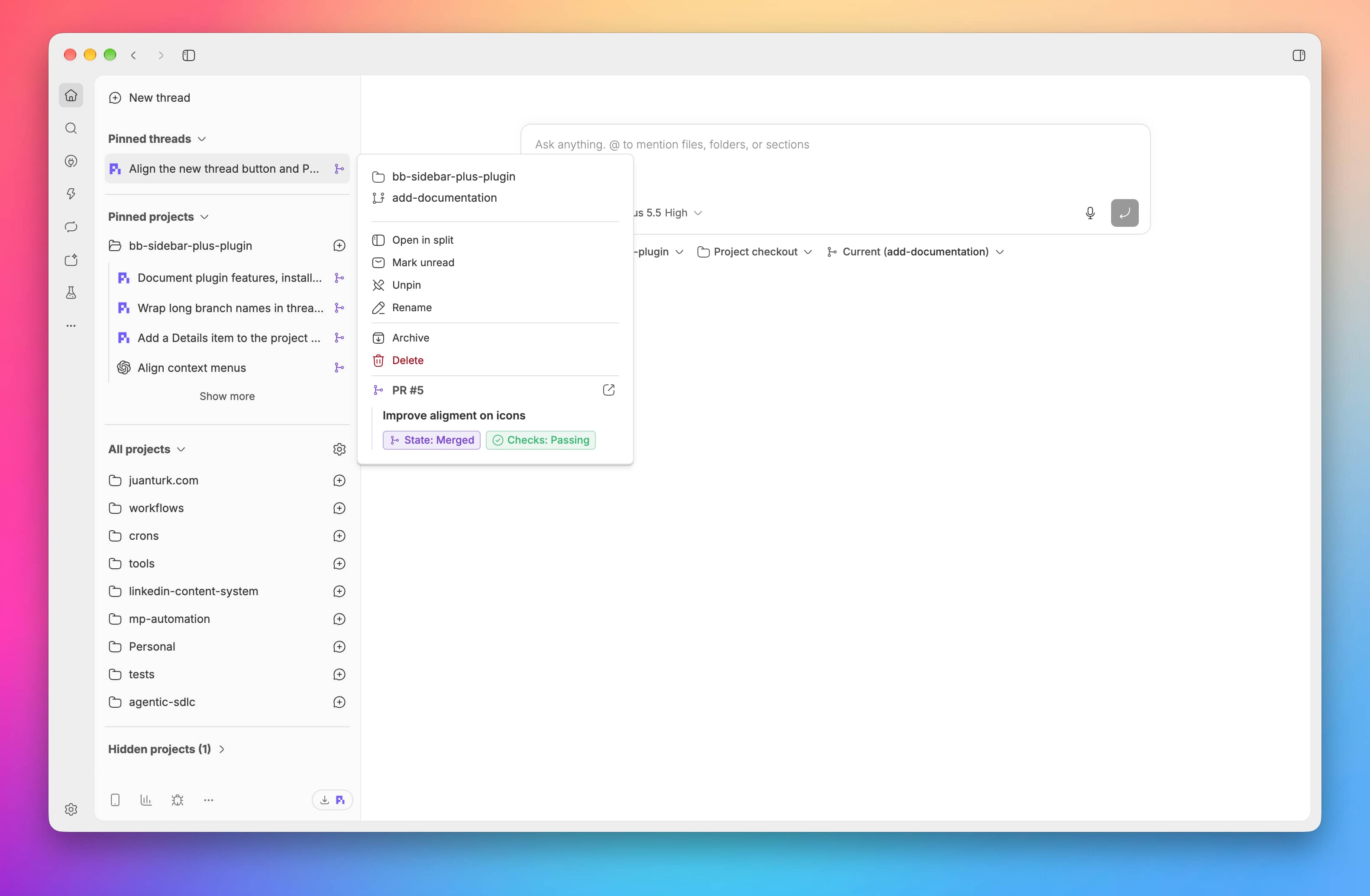 Sidebar Plus screenshot 1