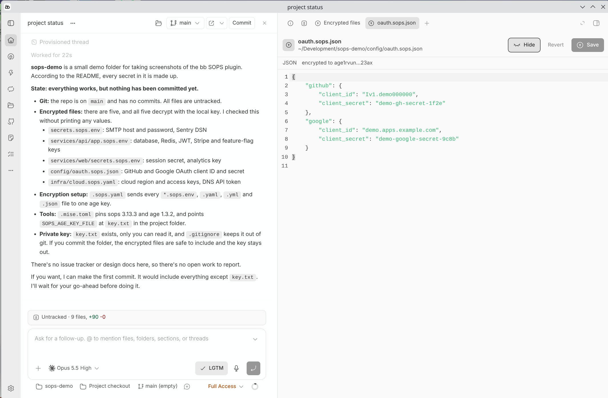 SOPS screenshot 3