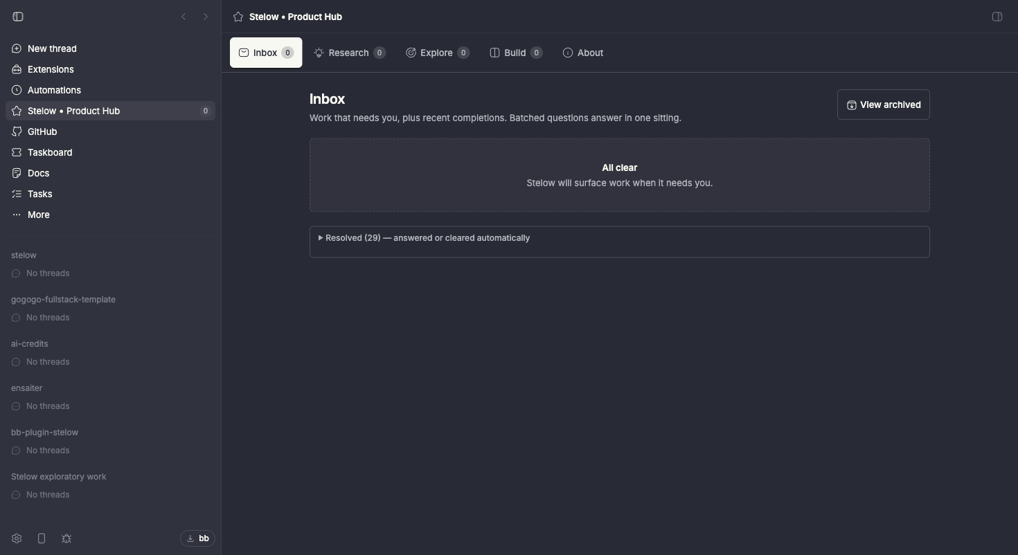 Stelow screenshot 1