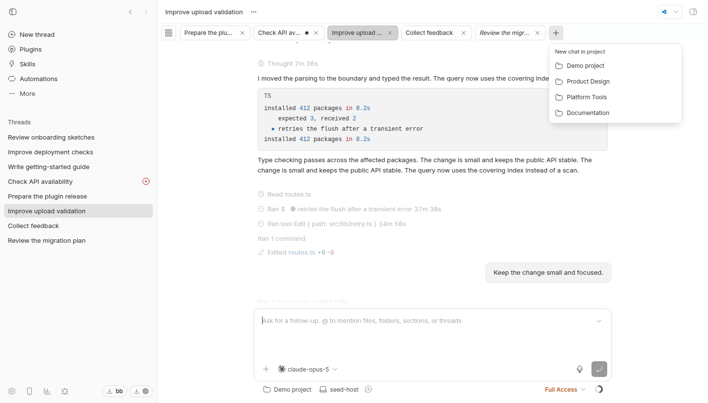 Chat Tabs screenshot 2