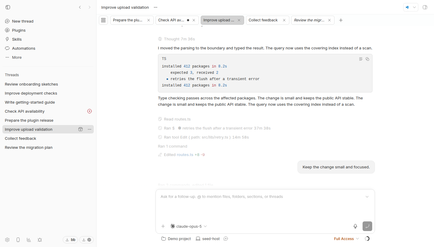 Chat Tabs screenshot 1